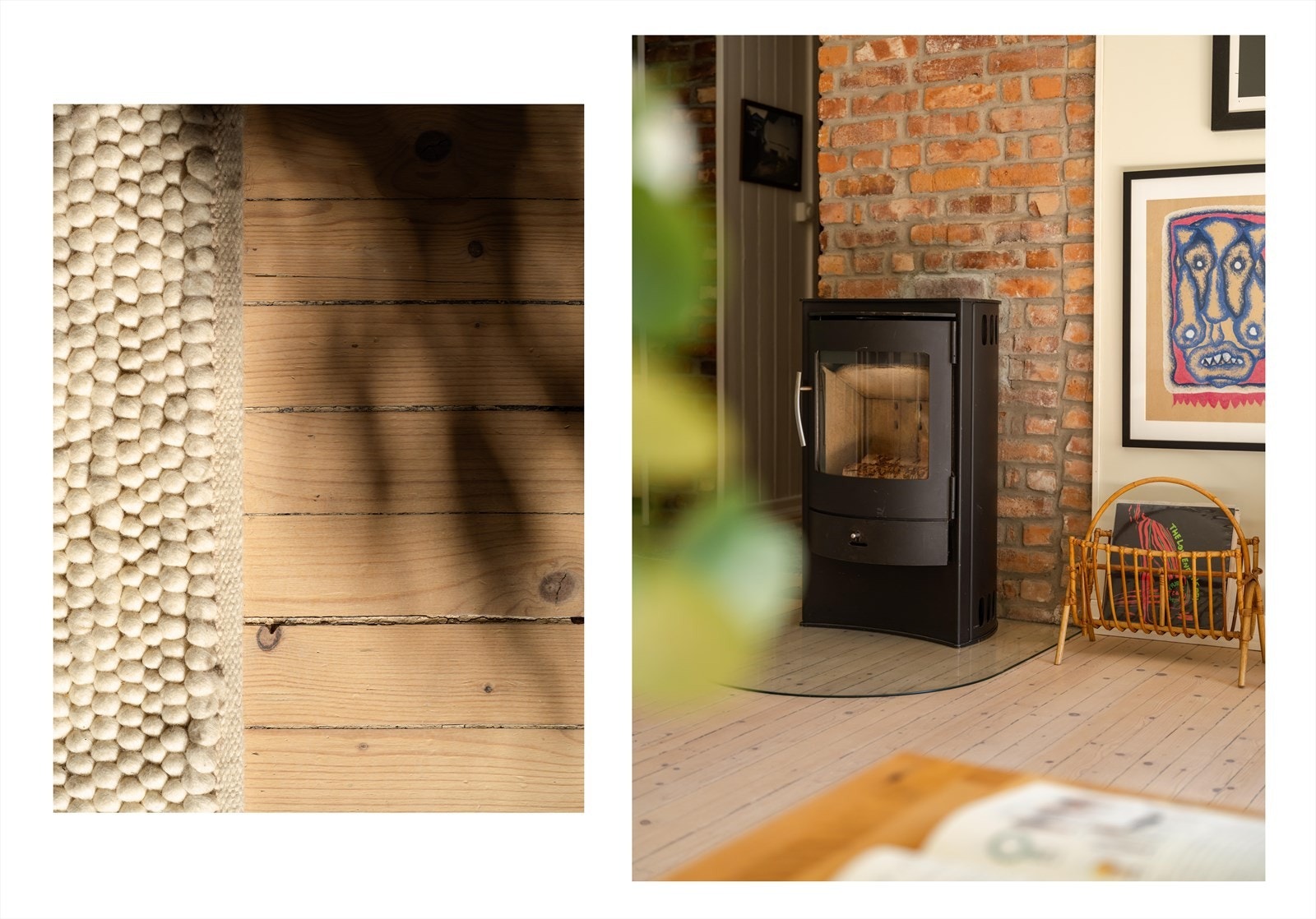 Leiligheten har lekre, tidløse furugulv. Galleribilde