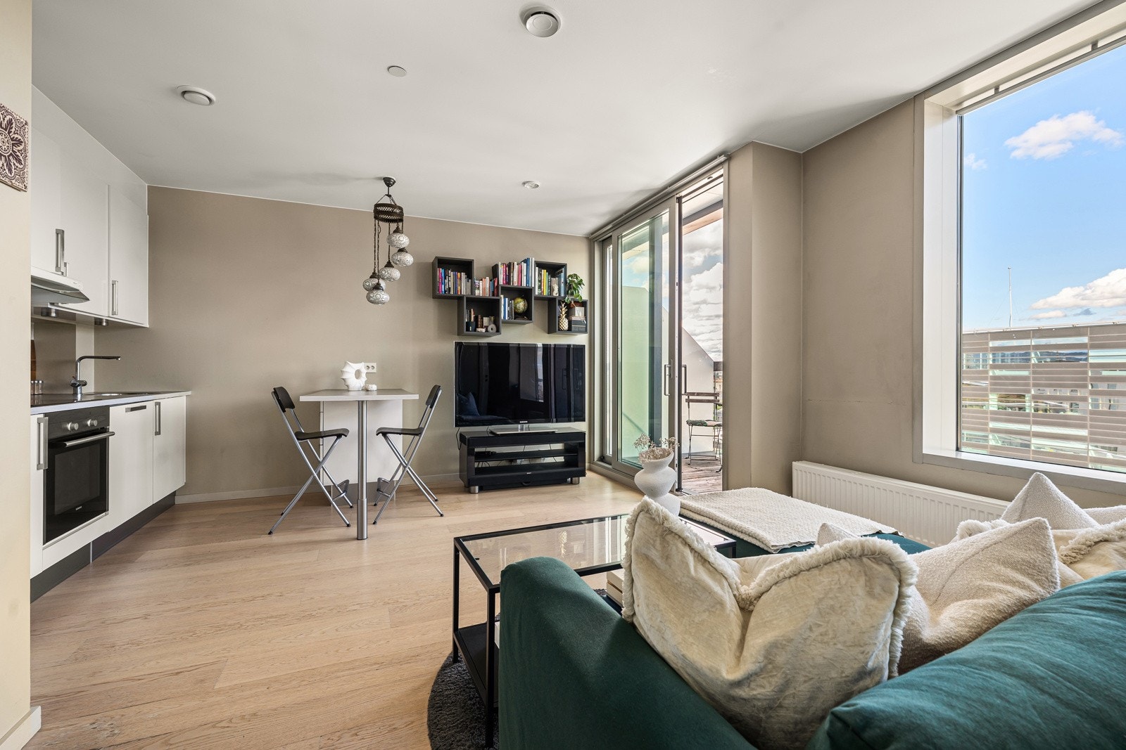 Arealsmart 2-roms med åpen stueløsning Galleribilde