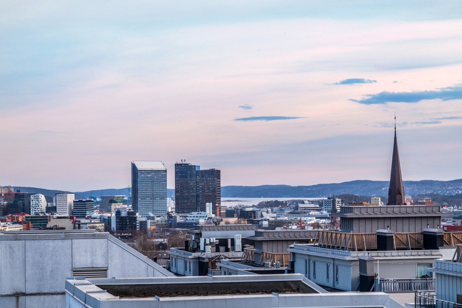 Sameiets felles takterrasse har nydelige solforhold og fin utsikt. Galleribilde