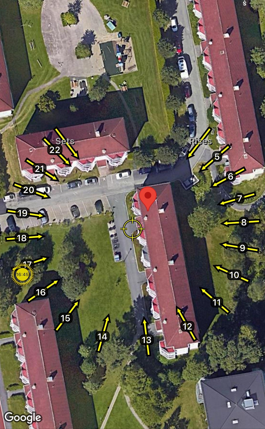 Svært optimale solforhold, sommerstid. Galleribilde