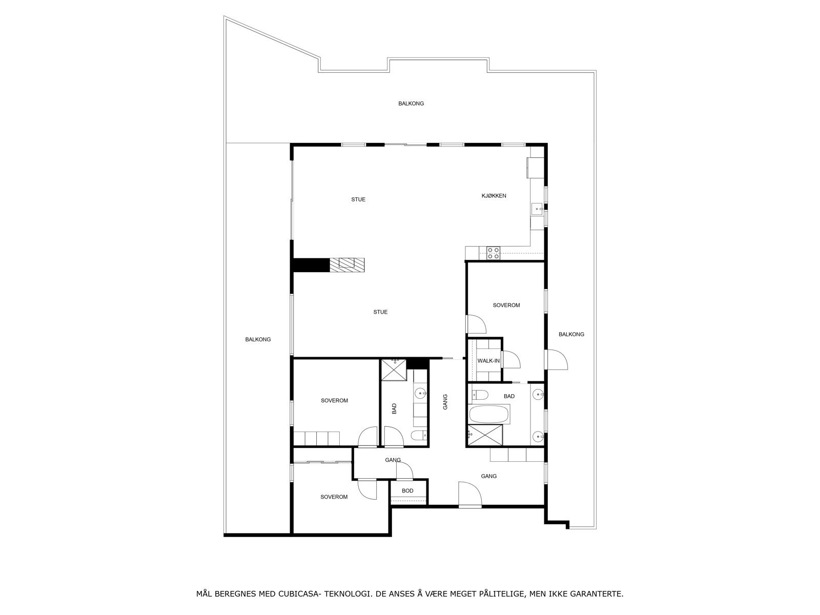 Plantegning Galleribilde