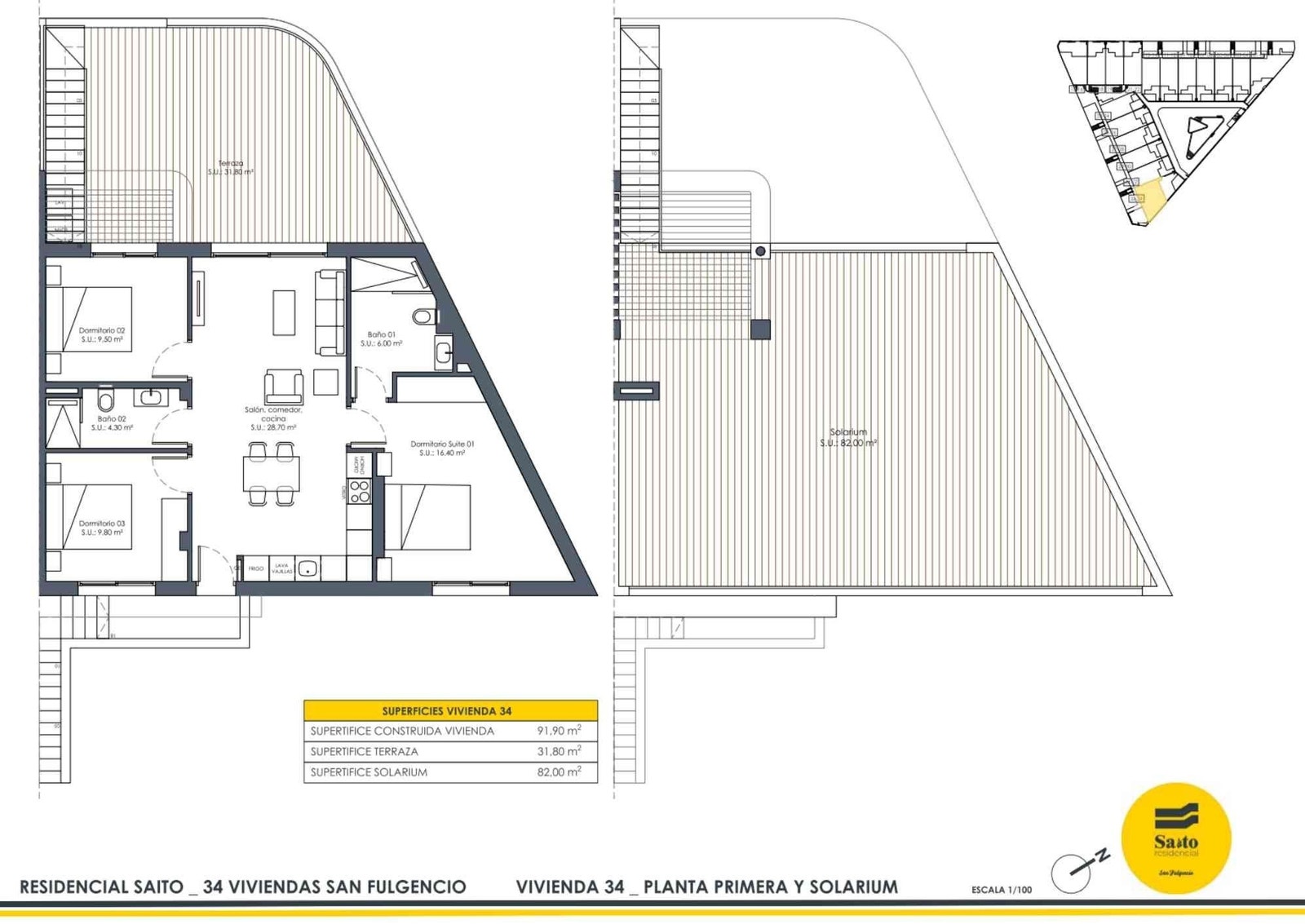 Plantegning leilighet Galleribilde