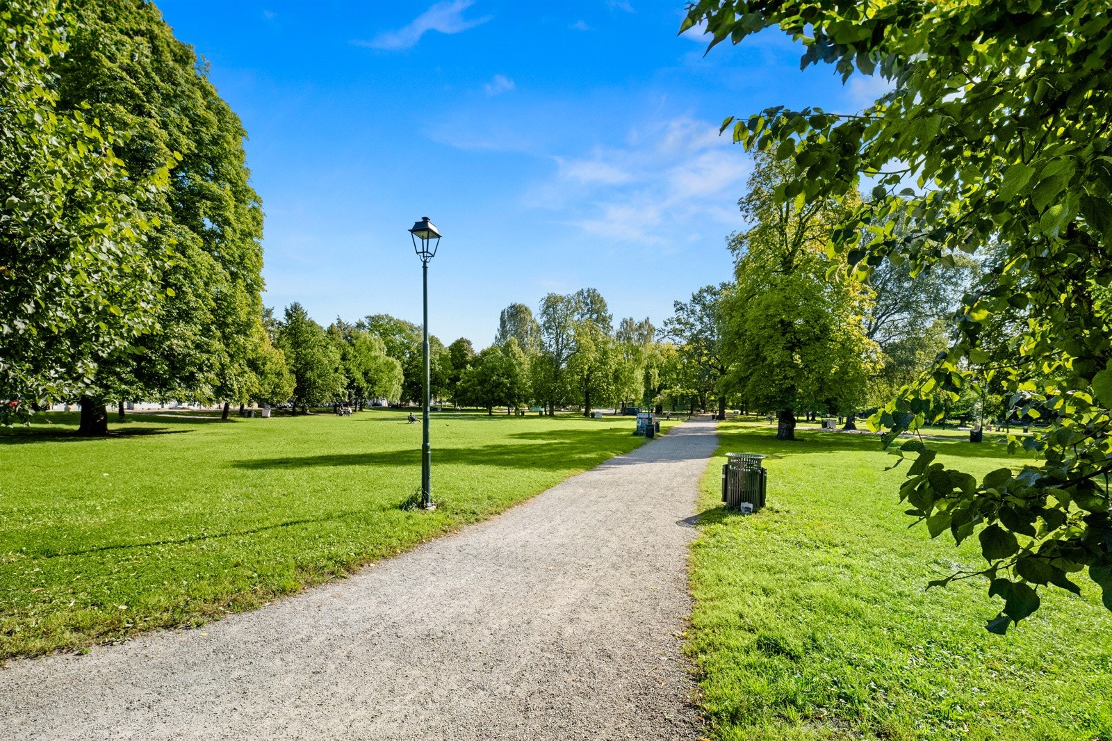 Sofienbergparken ligger rett ved boligen. Her er det populært for beboerne i området å gå seg en tur. Galleribilde