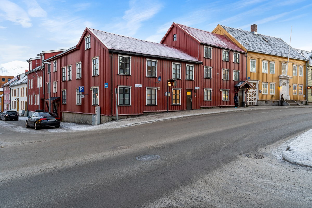 Leilighet ligger skjermet til inne i bakgården