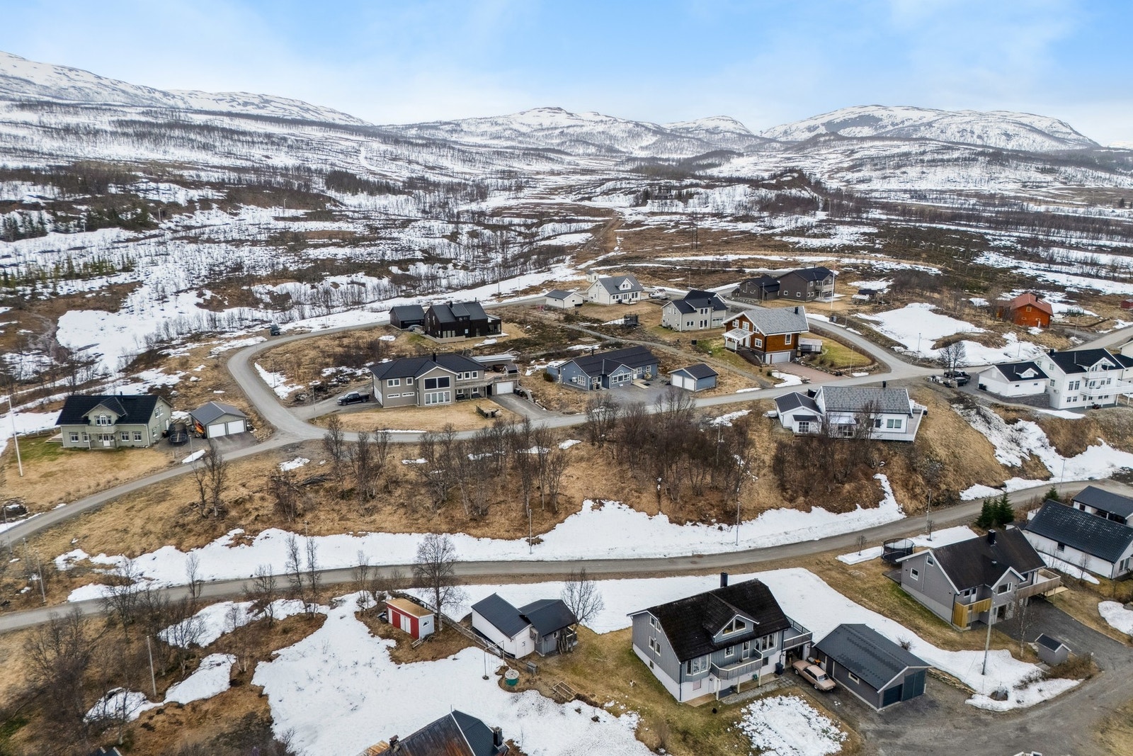 Drone av feltet Galleribilde