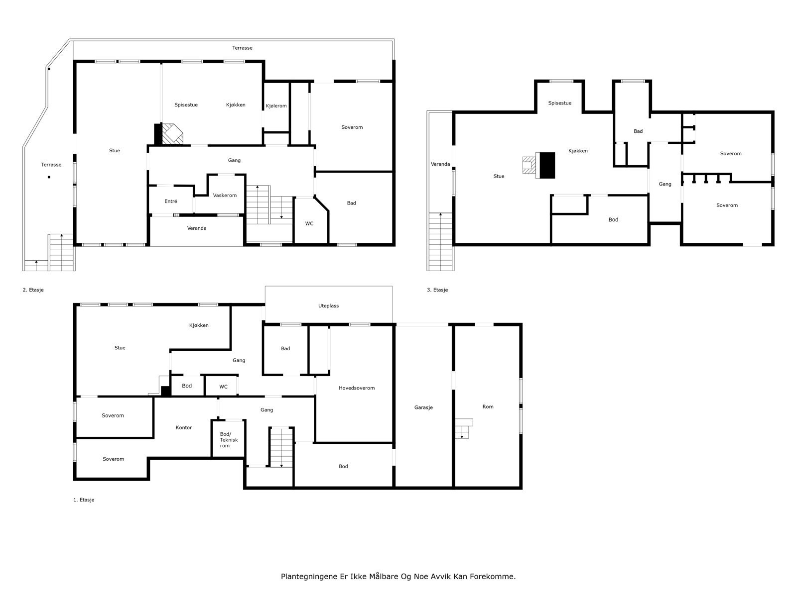 Plantegning - Alle plan Galleribilde