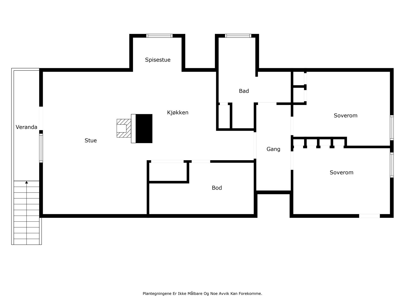 Plantegning - 2.etasje/Hybel Galleribilde