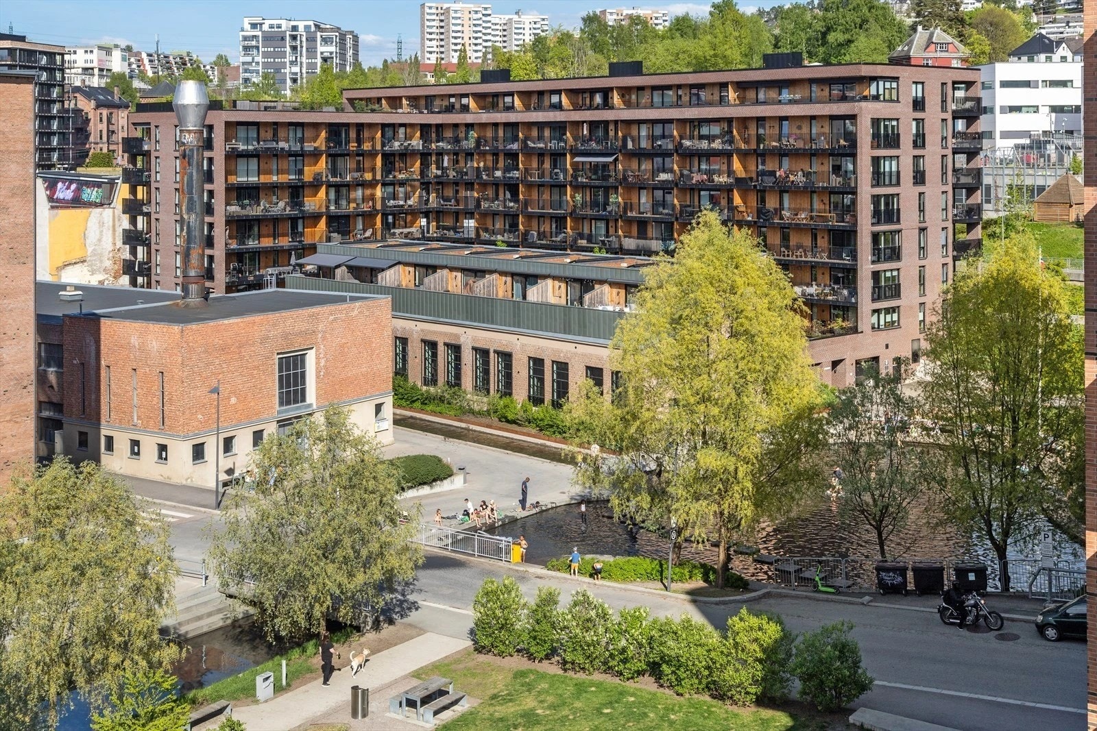 Oversiktsbilde av borettslaget. Galleribilde