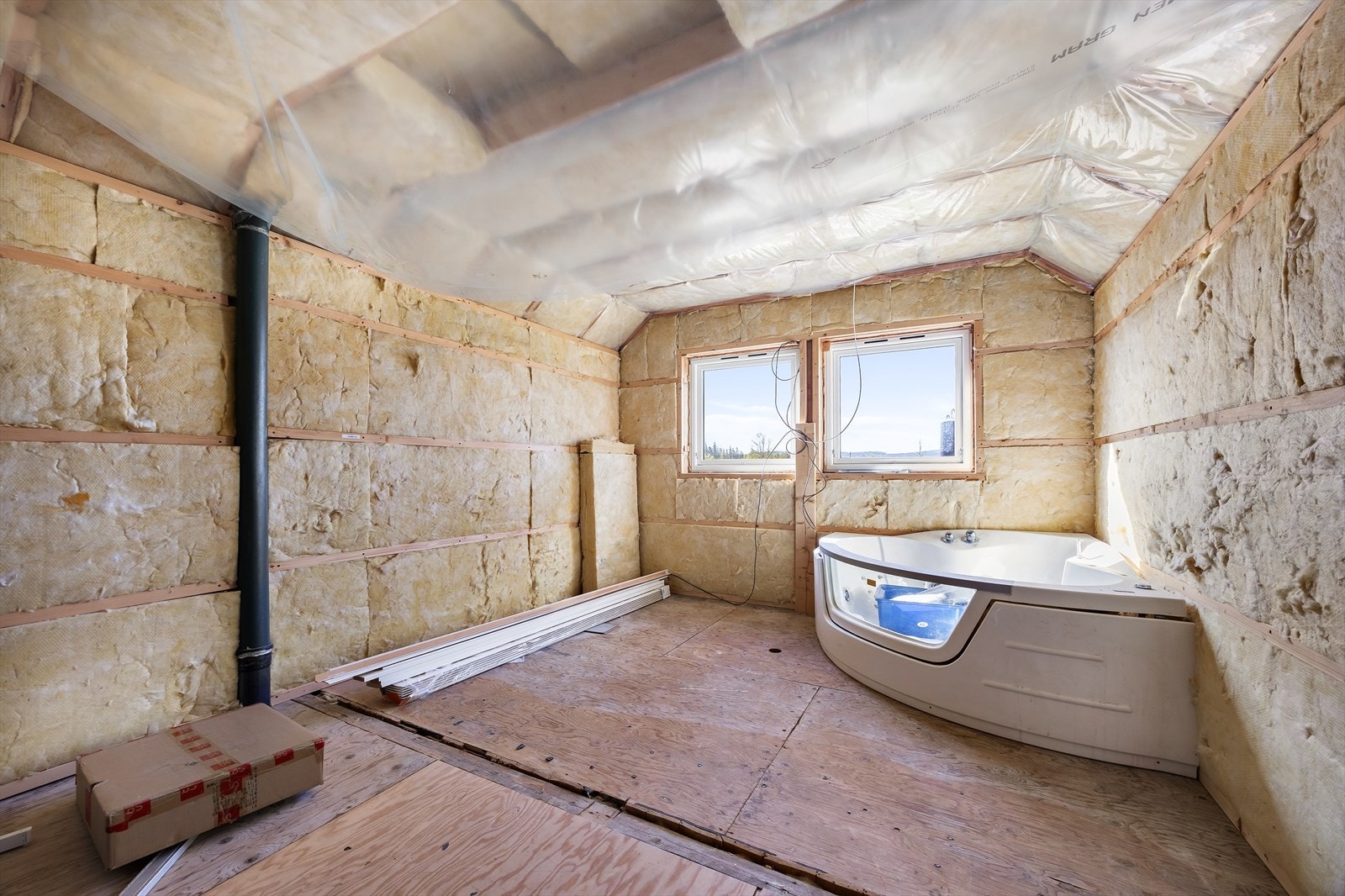 Påbegynt bad i andre etasje. Galleribilde