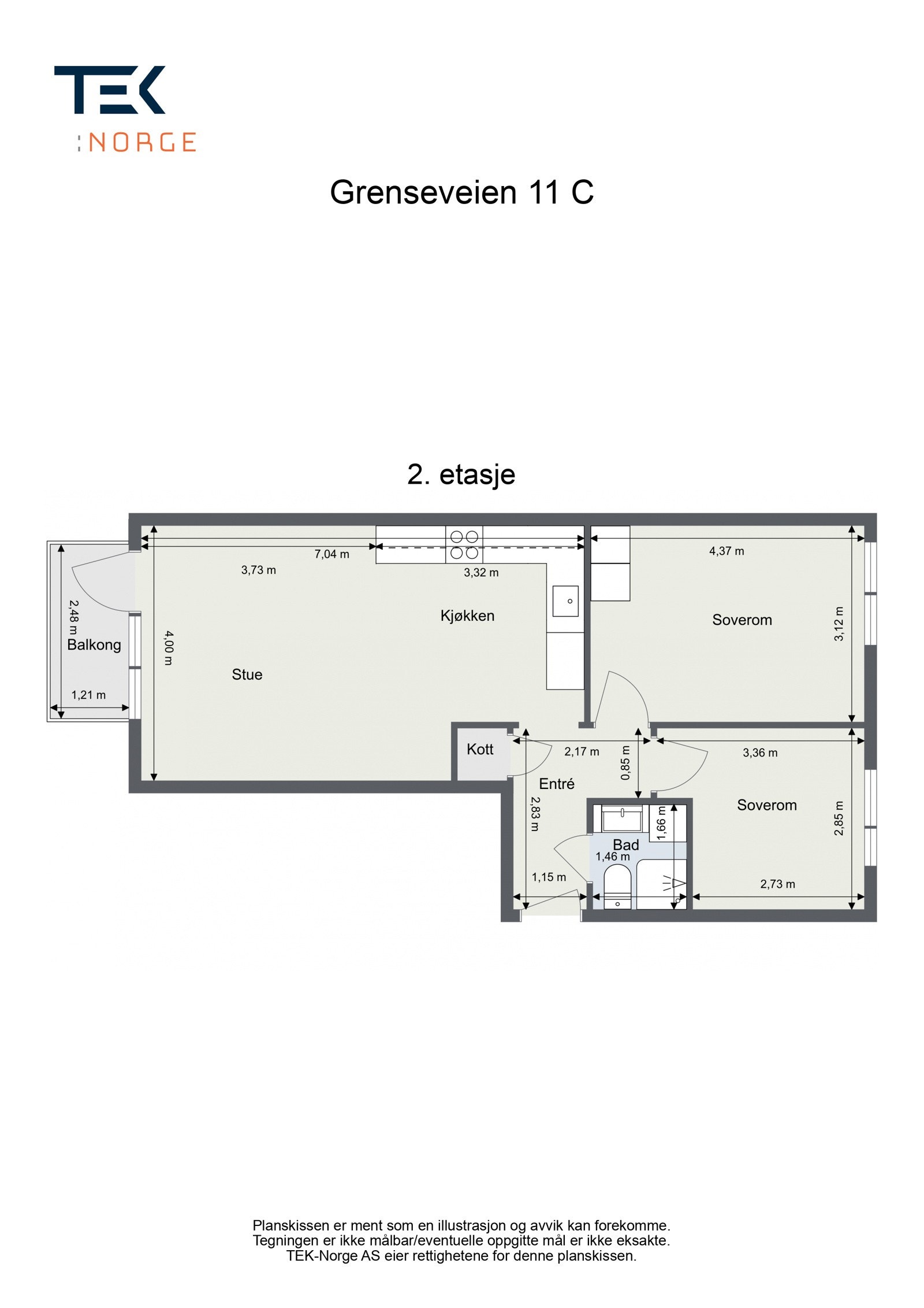 Plantegning Galleribilde