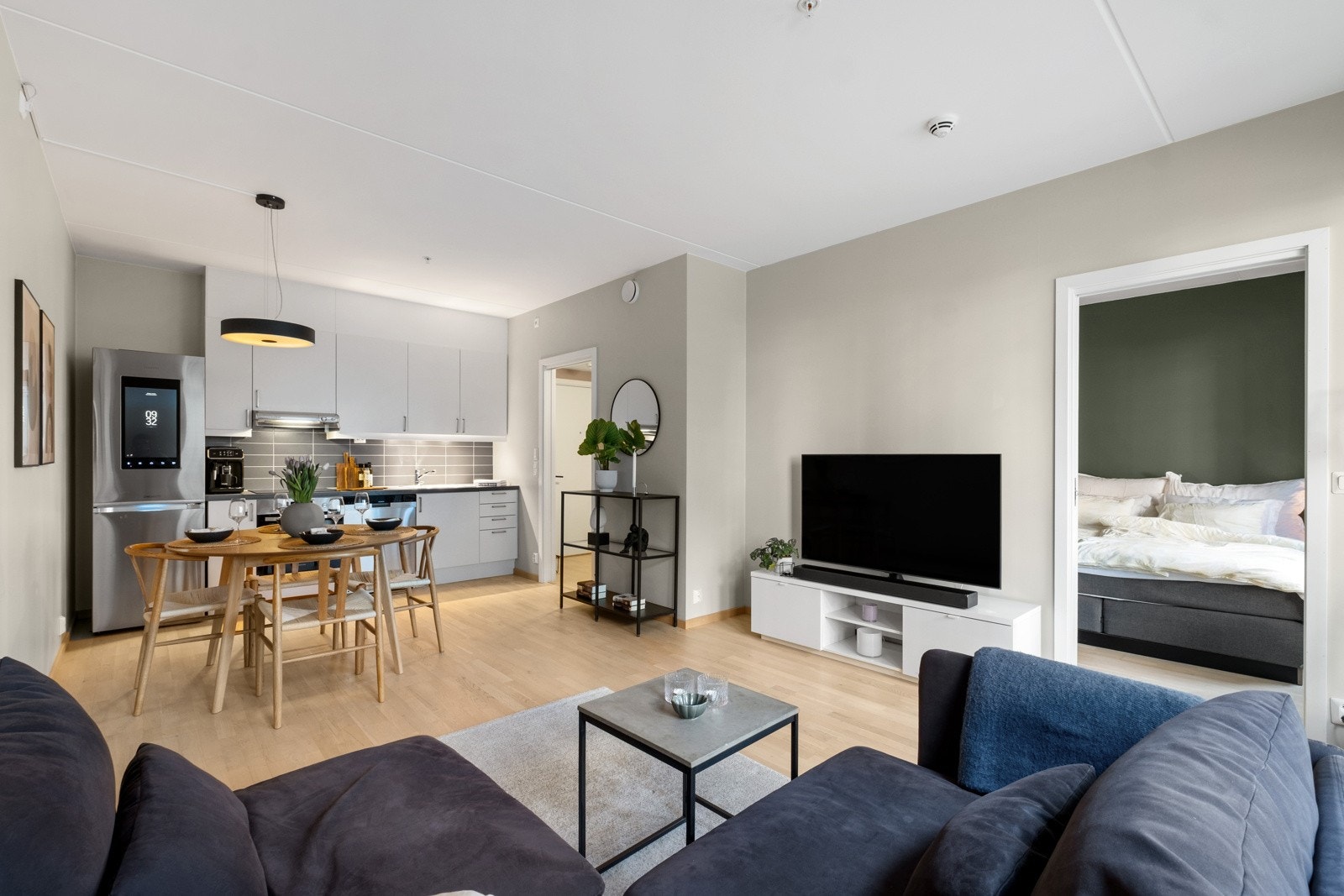 Stuen kan innredes med ulike soner for både egentid og sosialt samvær. Galleribilde