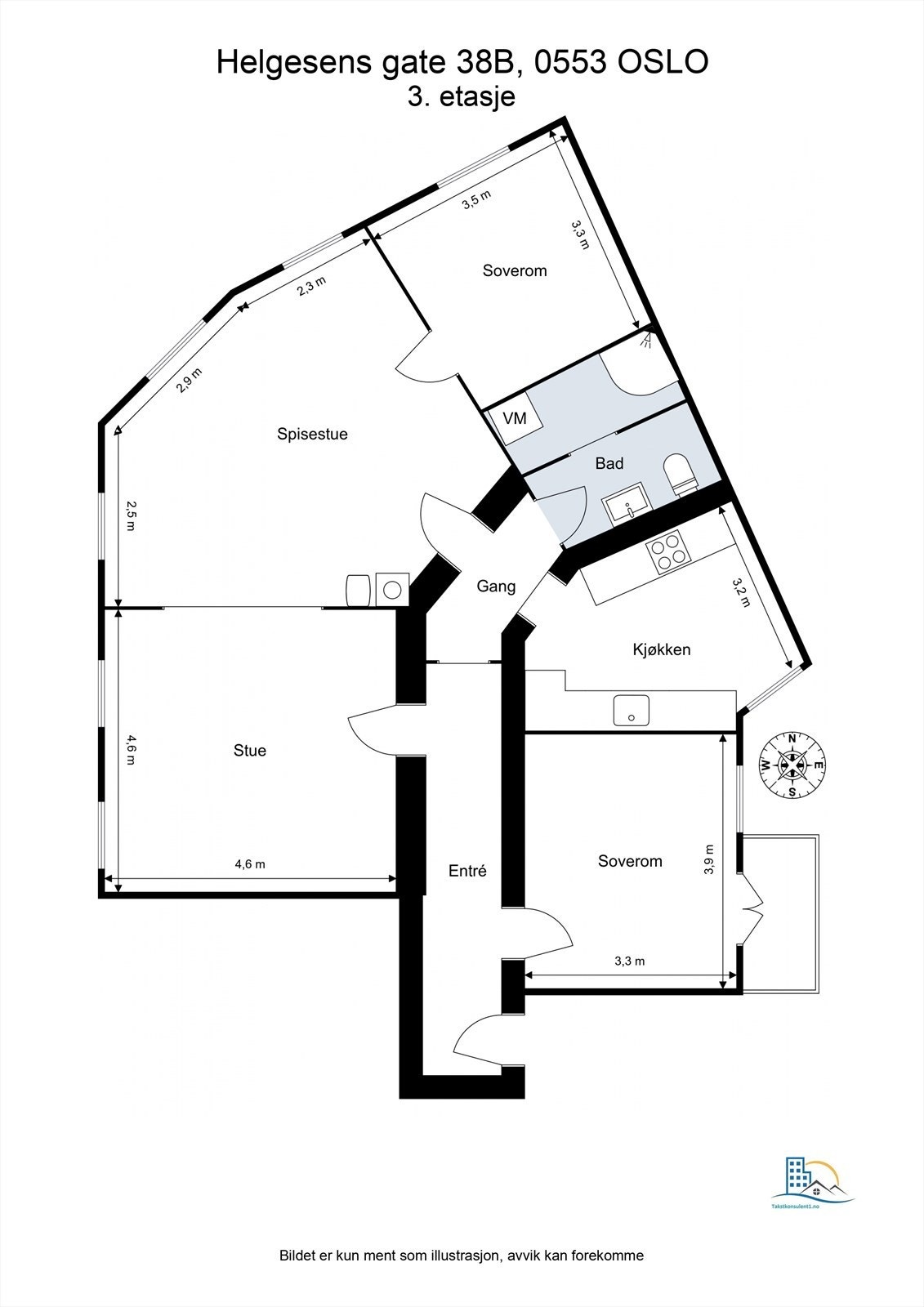 Plantegning Galleribilde