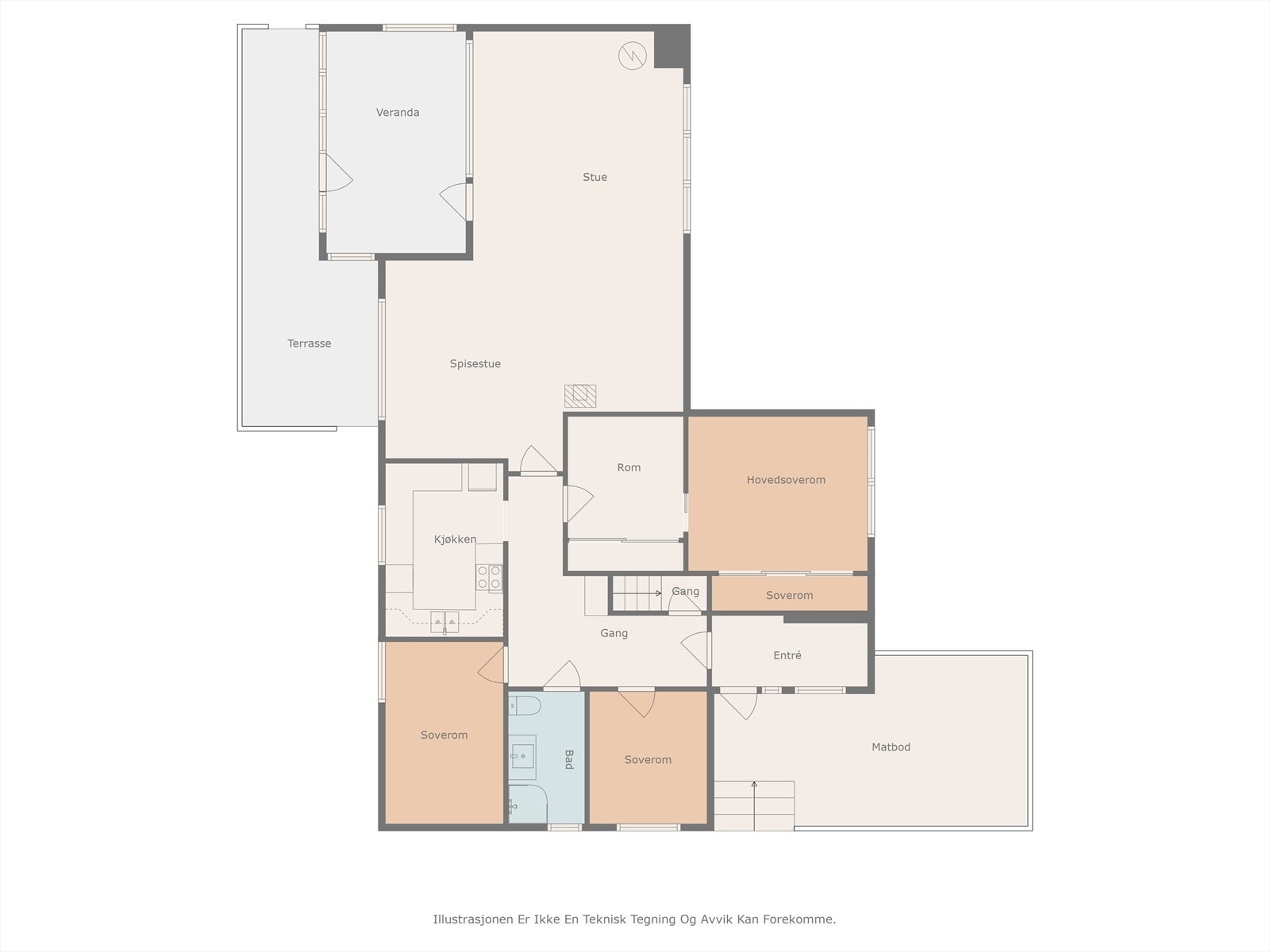 Plantegning 1.etasje. Galleribilde