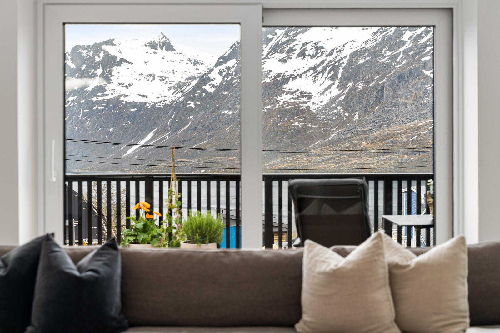 Spektakulær utsikt.