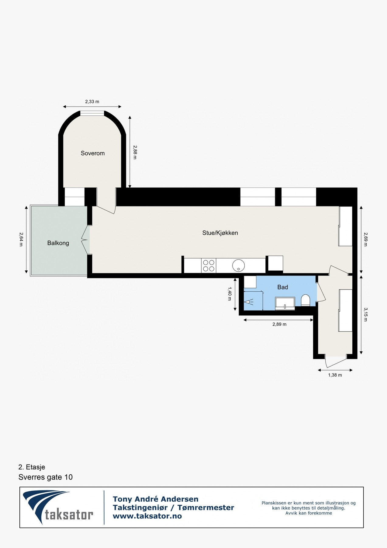 Det er meget god planløsning Galleribilde