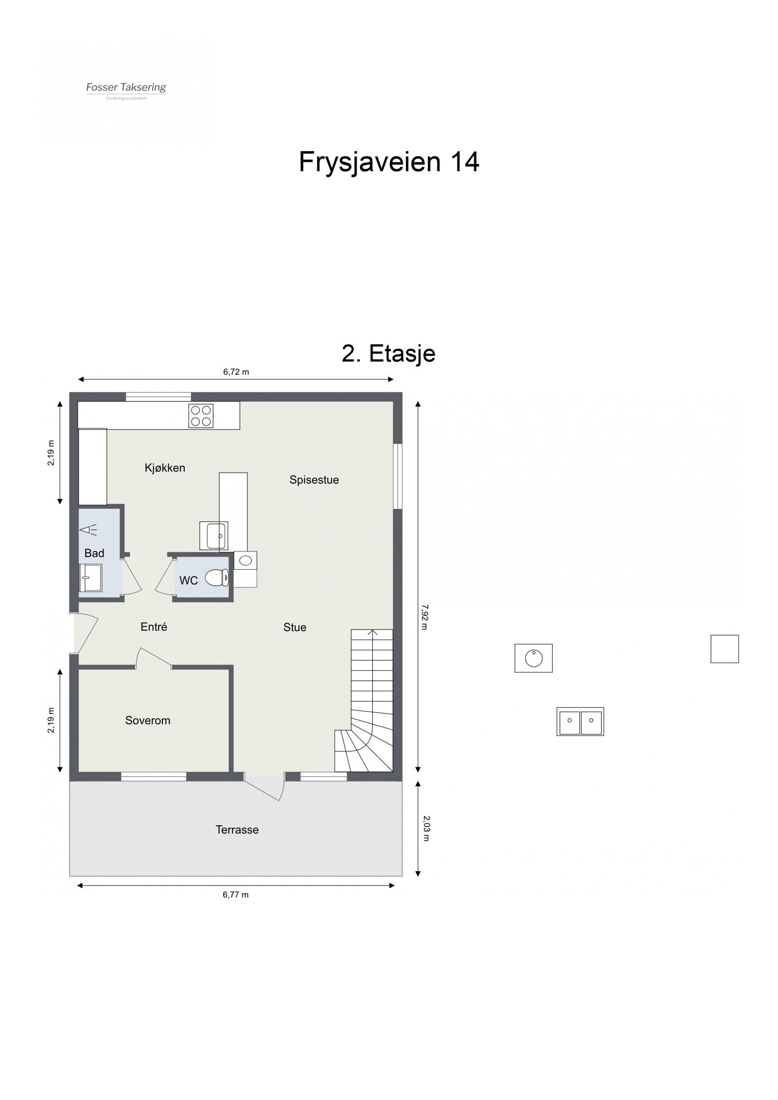 Plantegning 2. Etasje Galleribilde