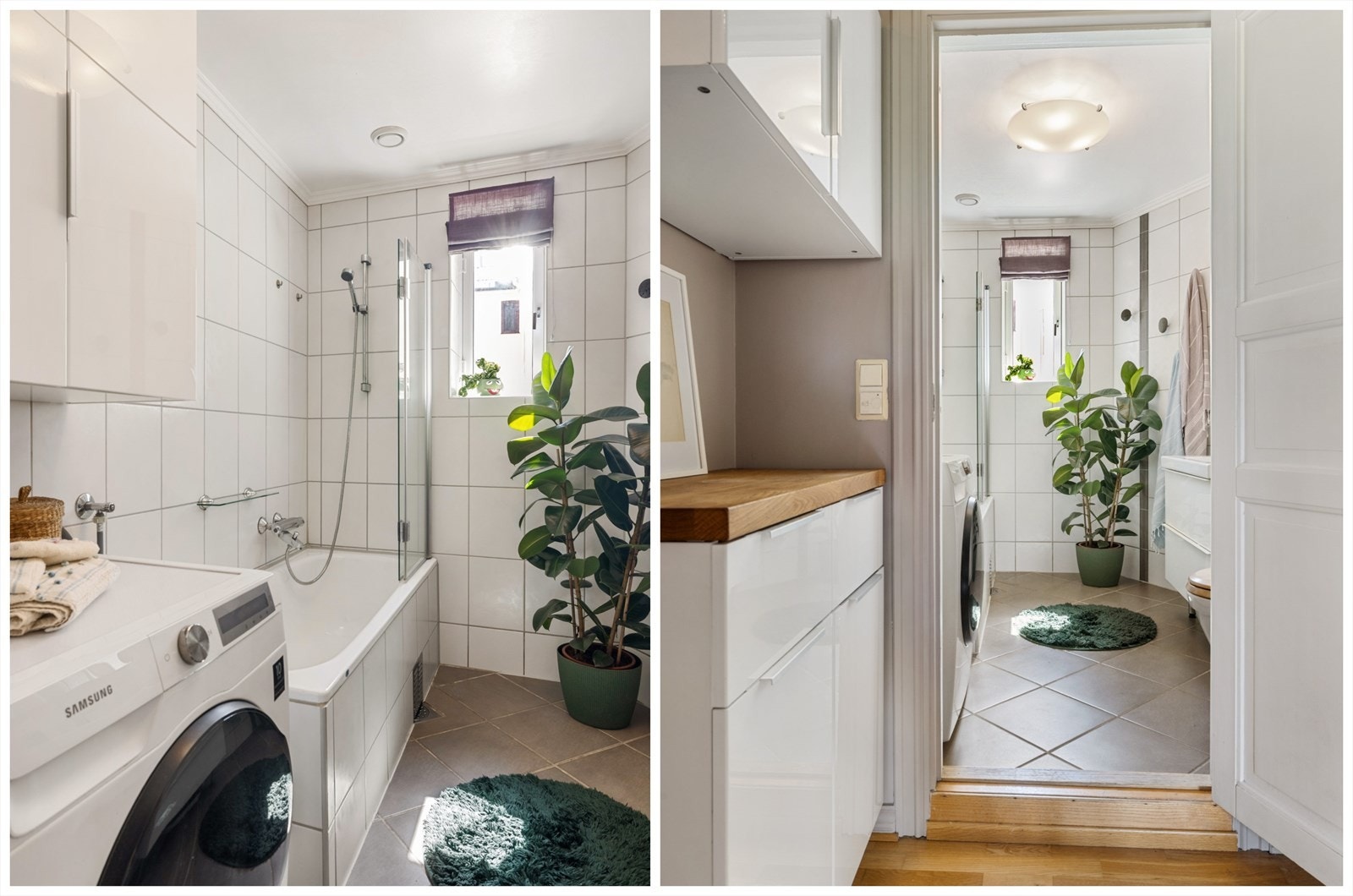 Vindu for ekstra luftig og herlig lys også på badet. Galleribilde