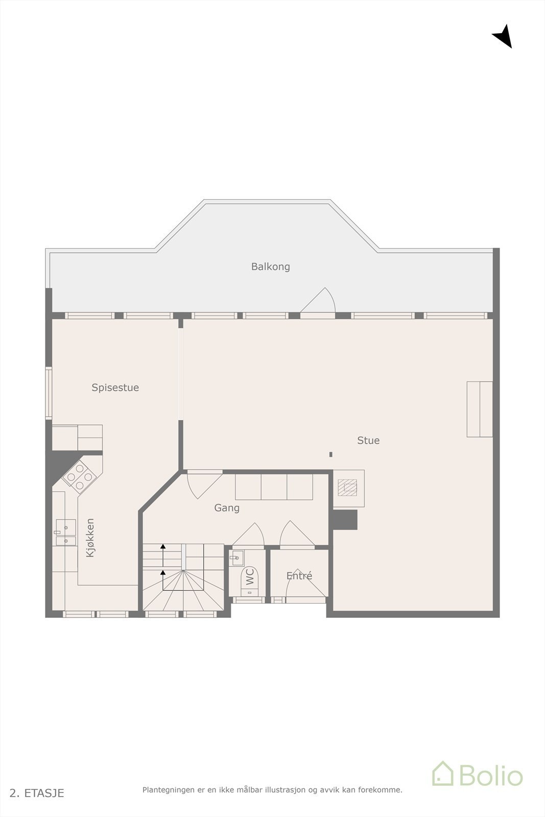 Plantegning Galleribilde