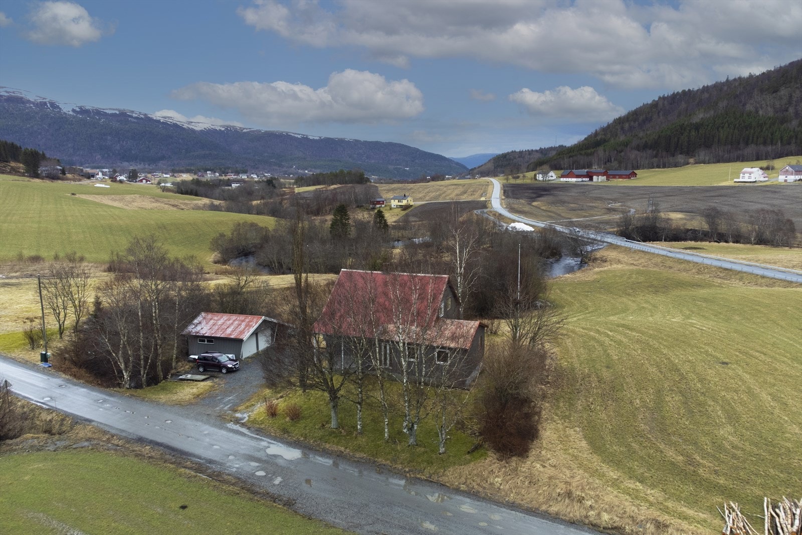 Dronefoto Galleribilde