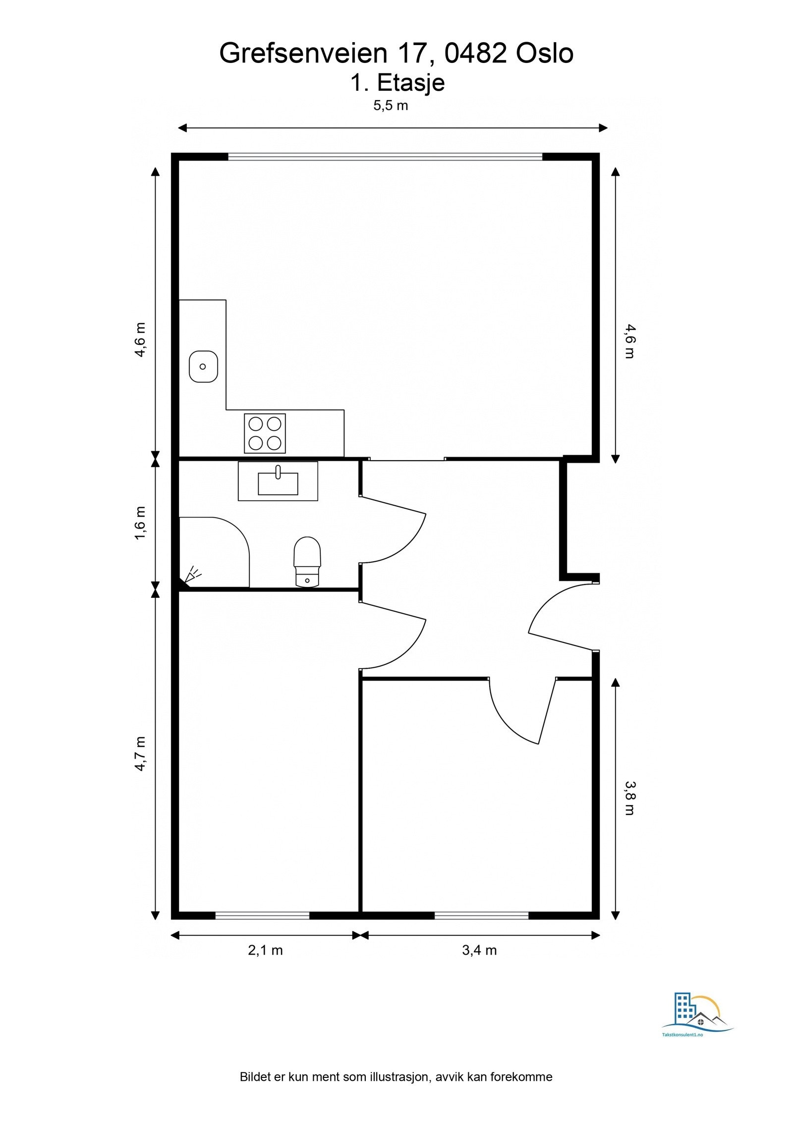 Boligen har en god planløsning. Galleribilde