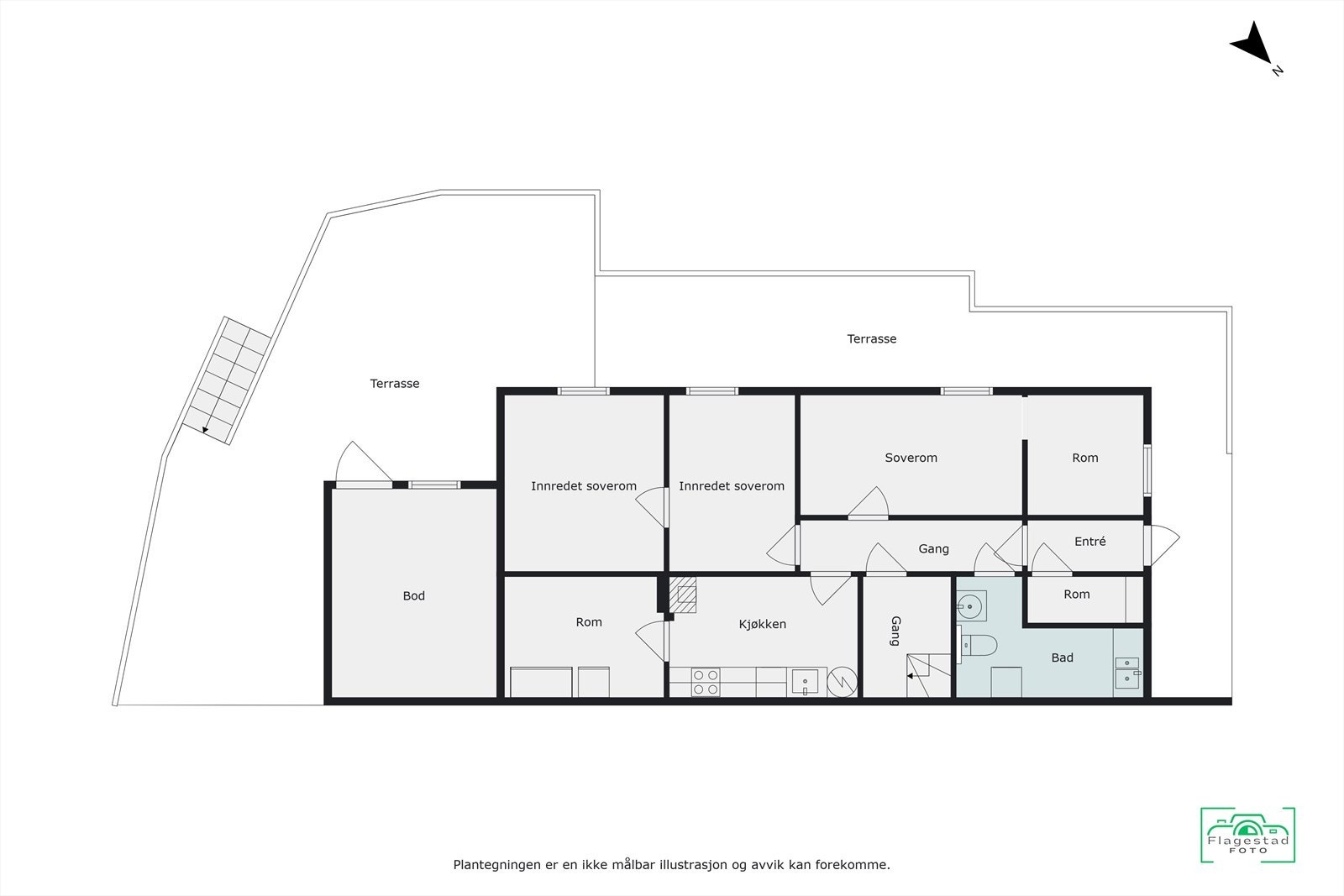 Plantegning Galleribilde