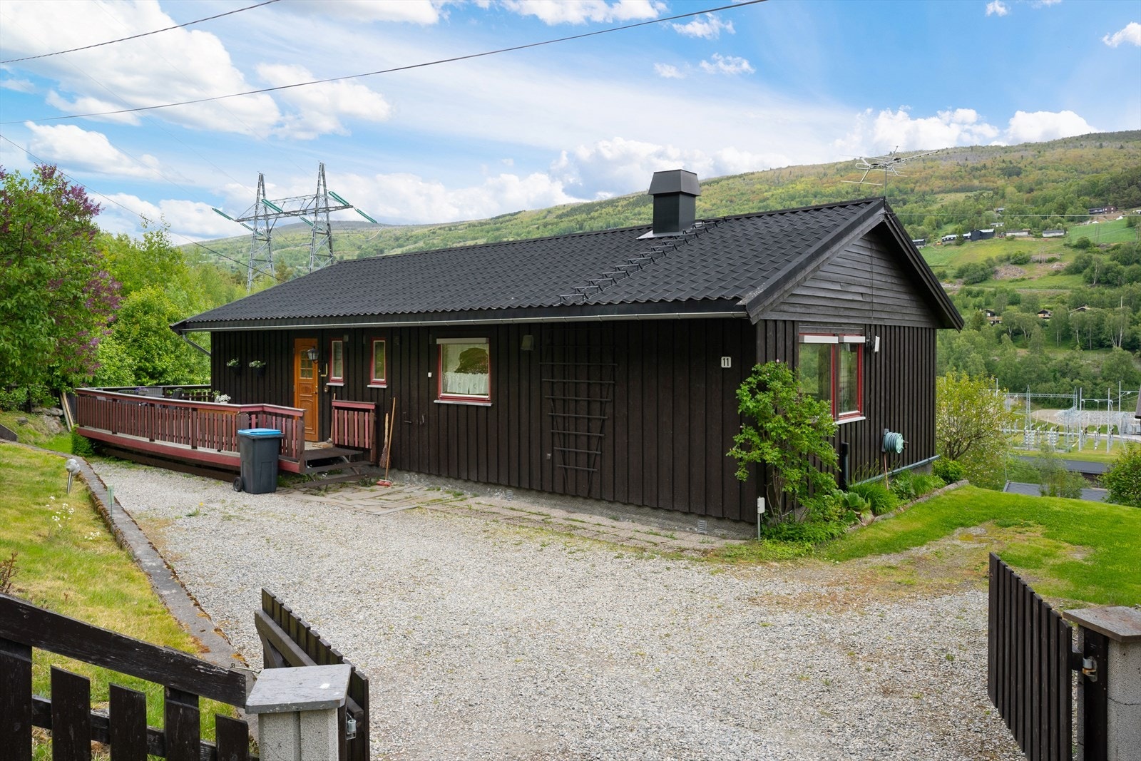 Boligen har enkel og nærmest trappefri adkomst. Galleribilde