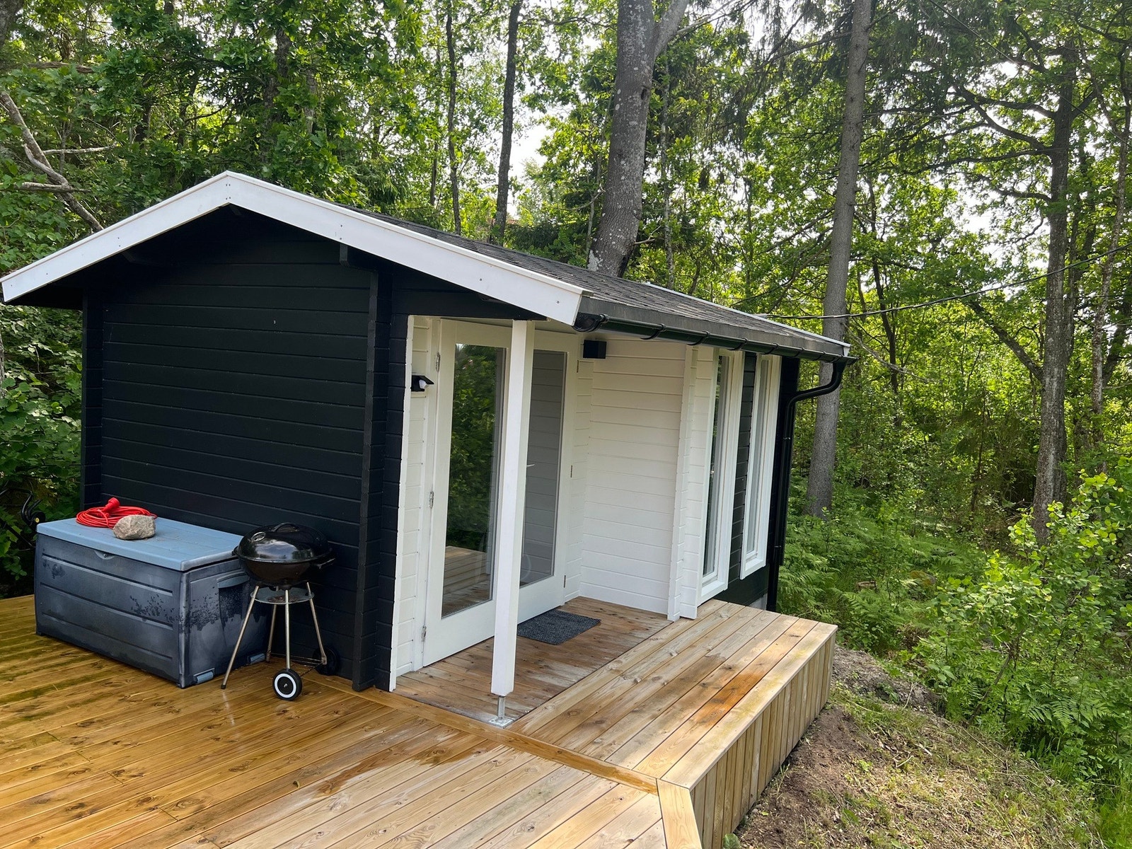 Anneks møblert som soverom Galleribilde