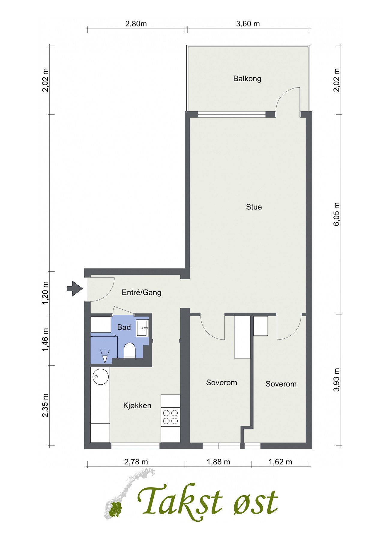 Plantegning. Galleribilde