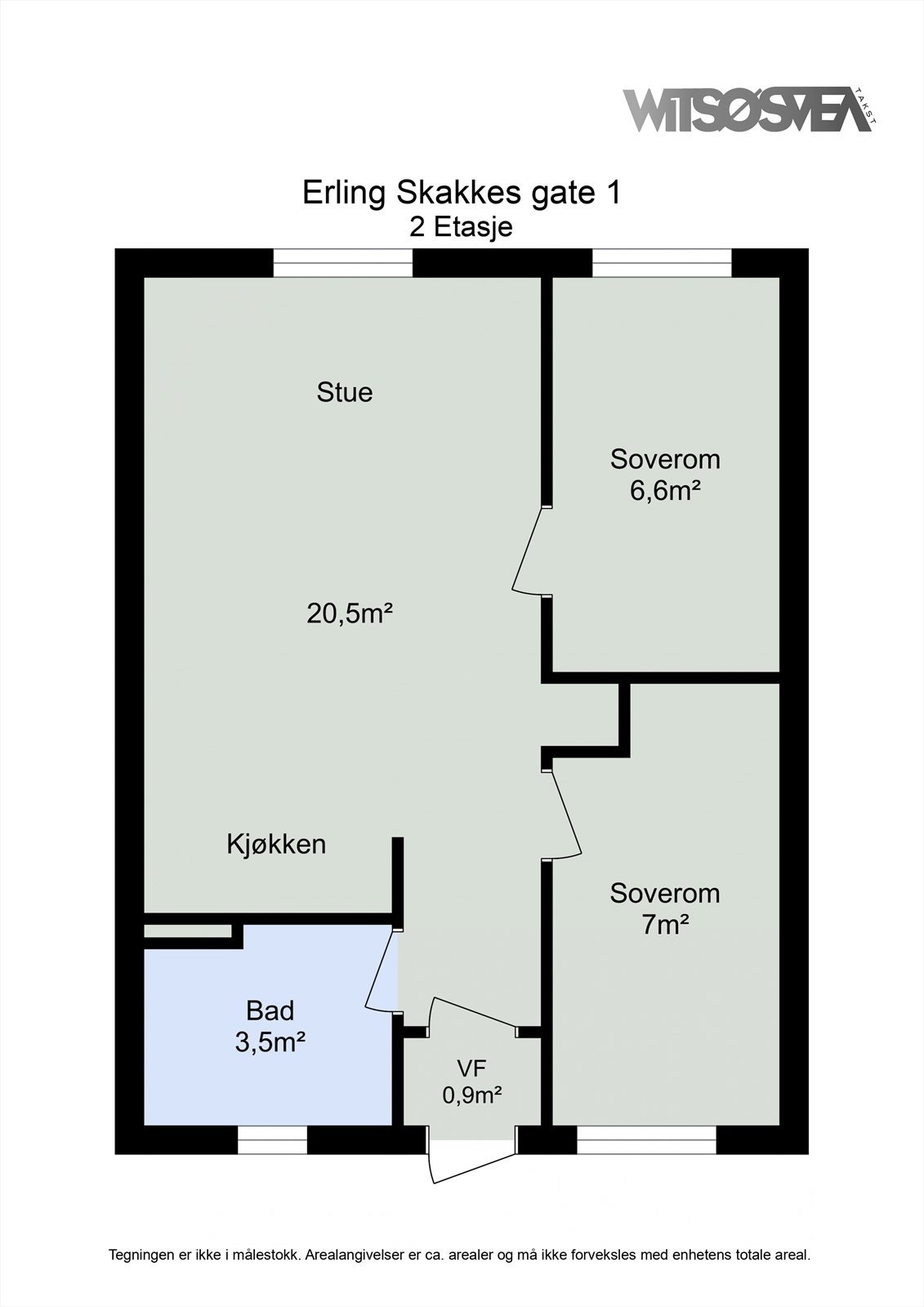 Planskisse. Velkommen til visning! Galleribilde