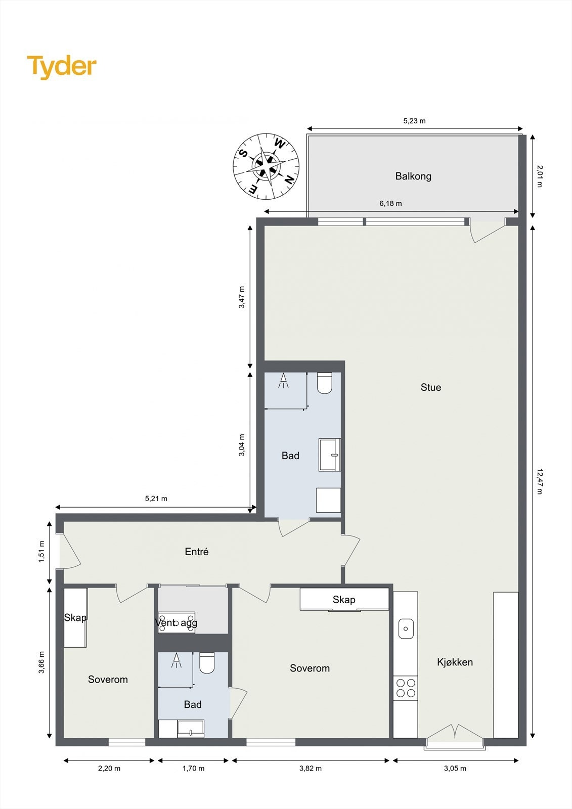 Plantegning Galleribilde