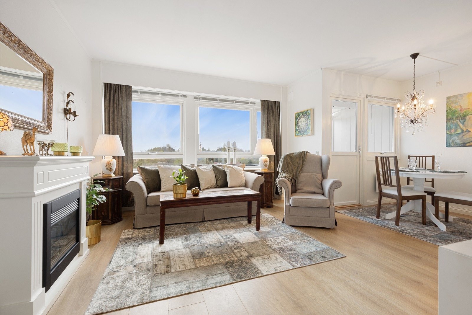 Romslig stue Galleribilde