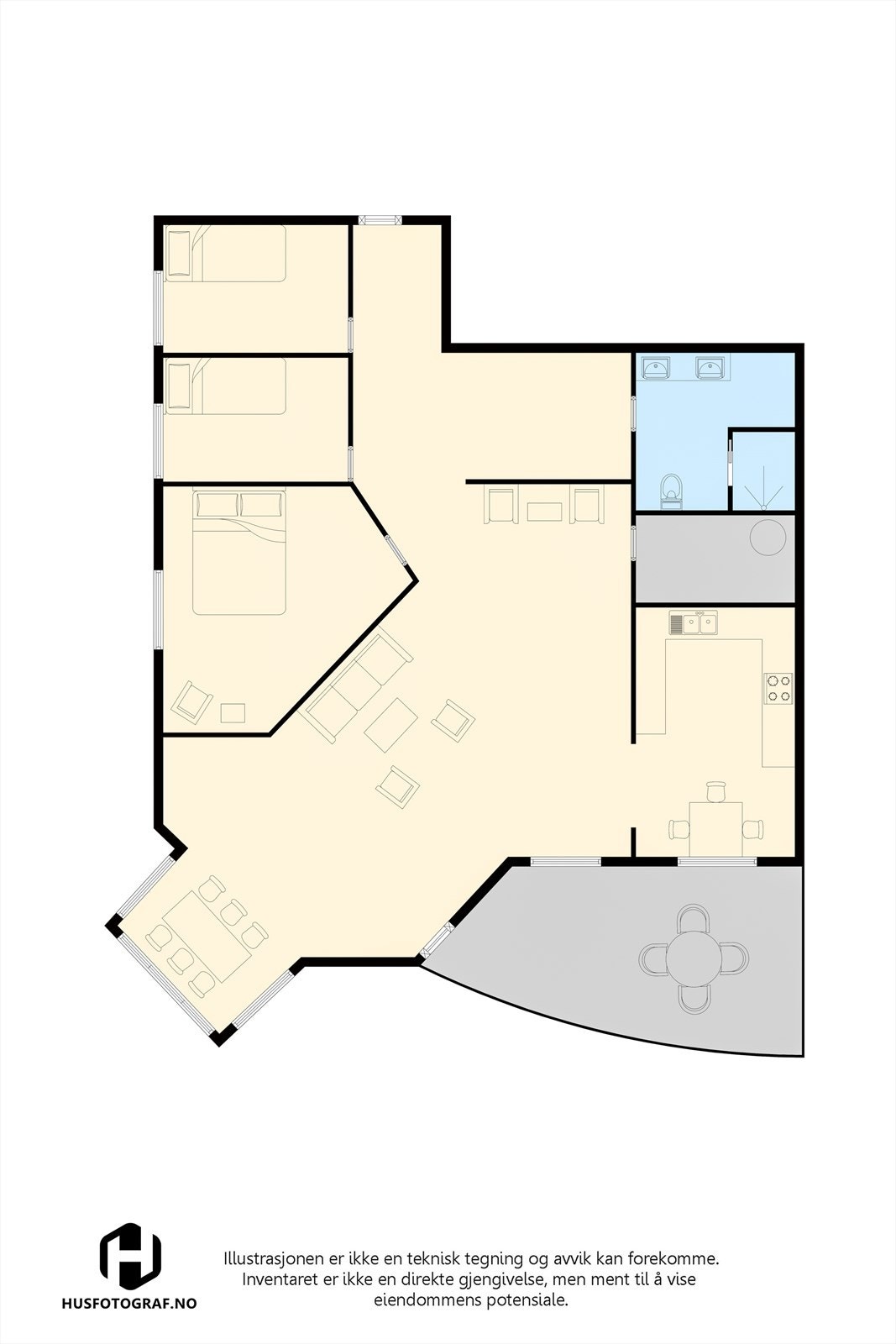 Plantegning Galleribilde