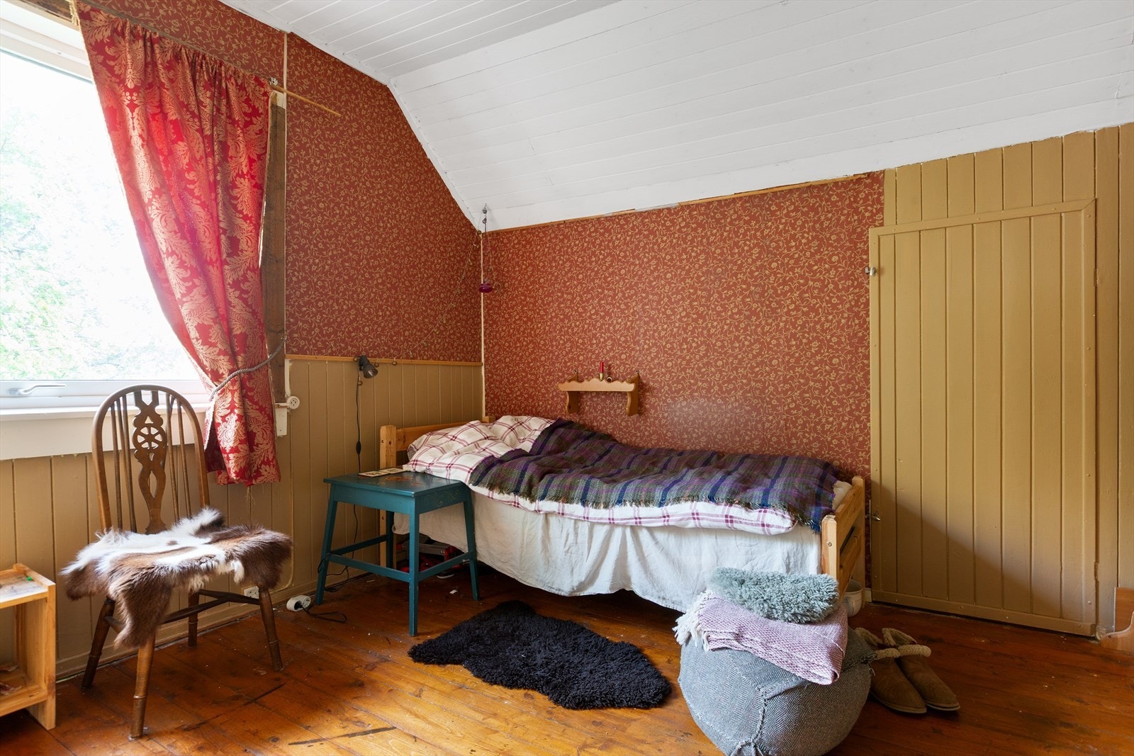 Det andre rommet er noe mindre, og er innredet med enkeltseng. Galleribilde