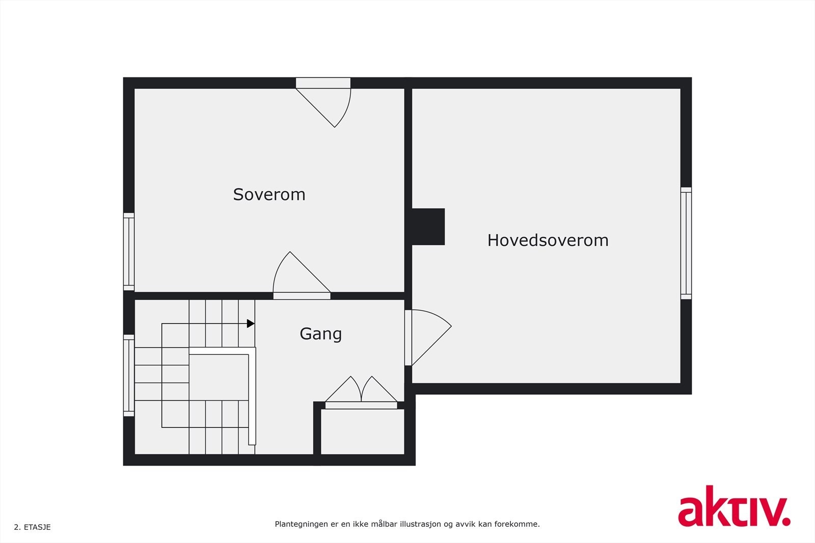 Plantegning 2. etasje. Galleribilde