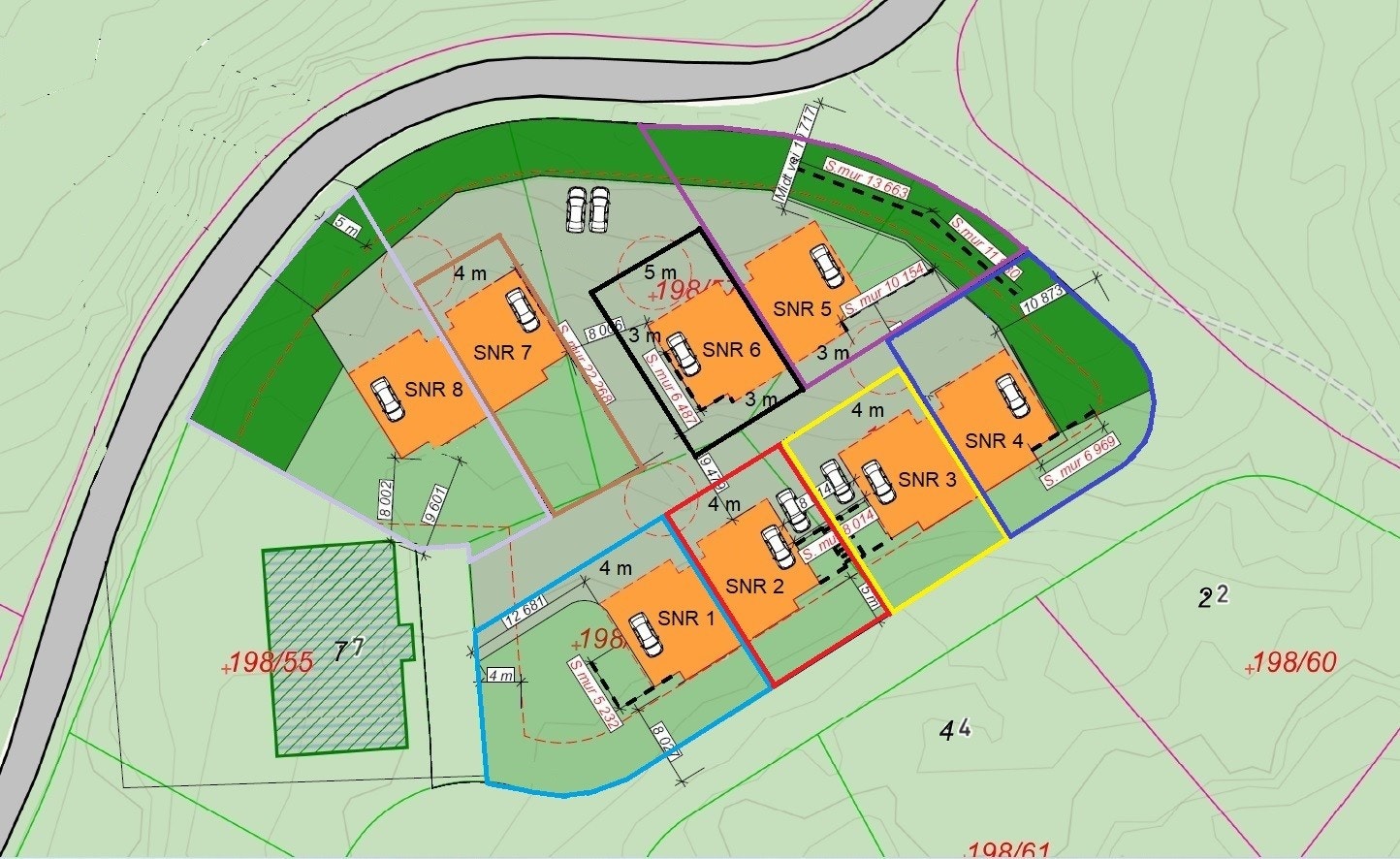 Oversikt over seksjonene. Galleribilde