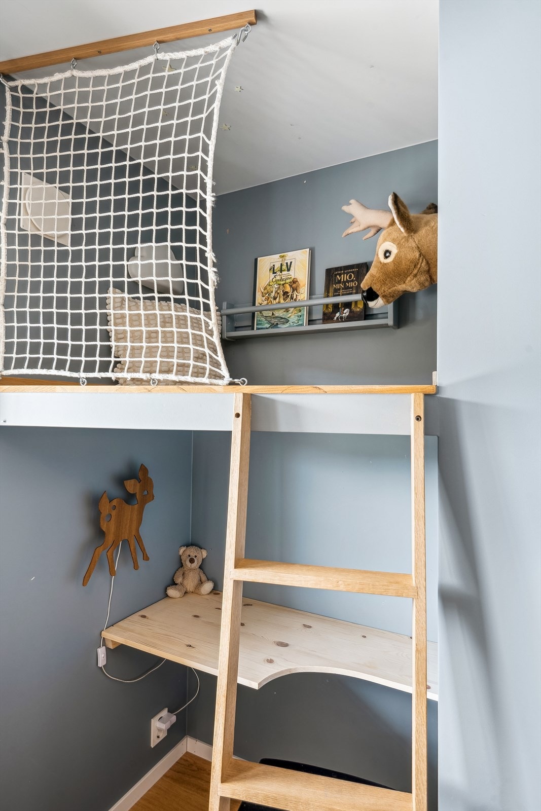 Morsom hemsløsning med pult under. Galleribilde