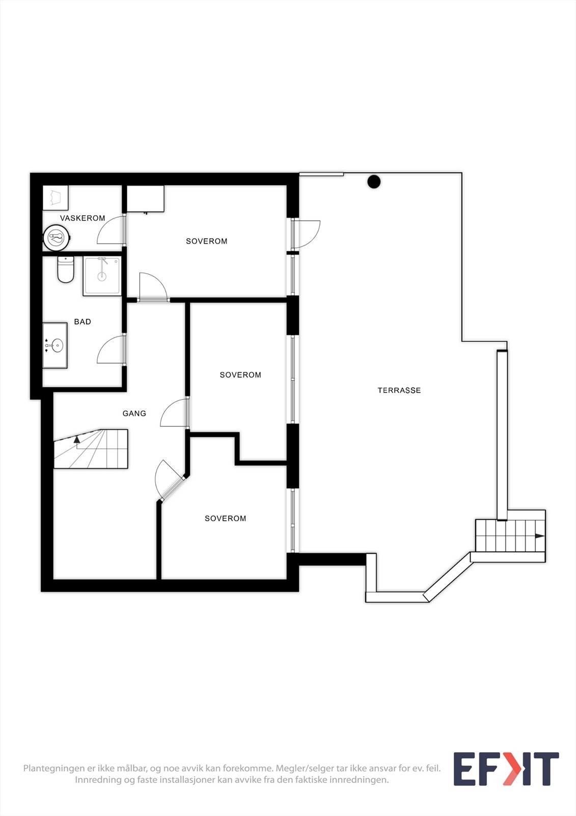 Plantegning av u. etg. Galleribilde