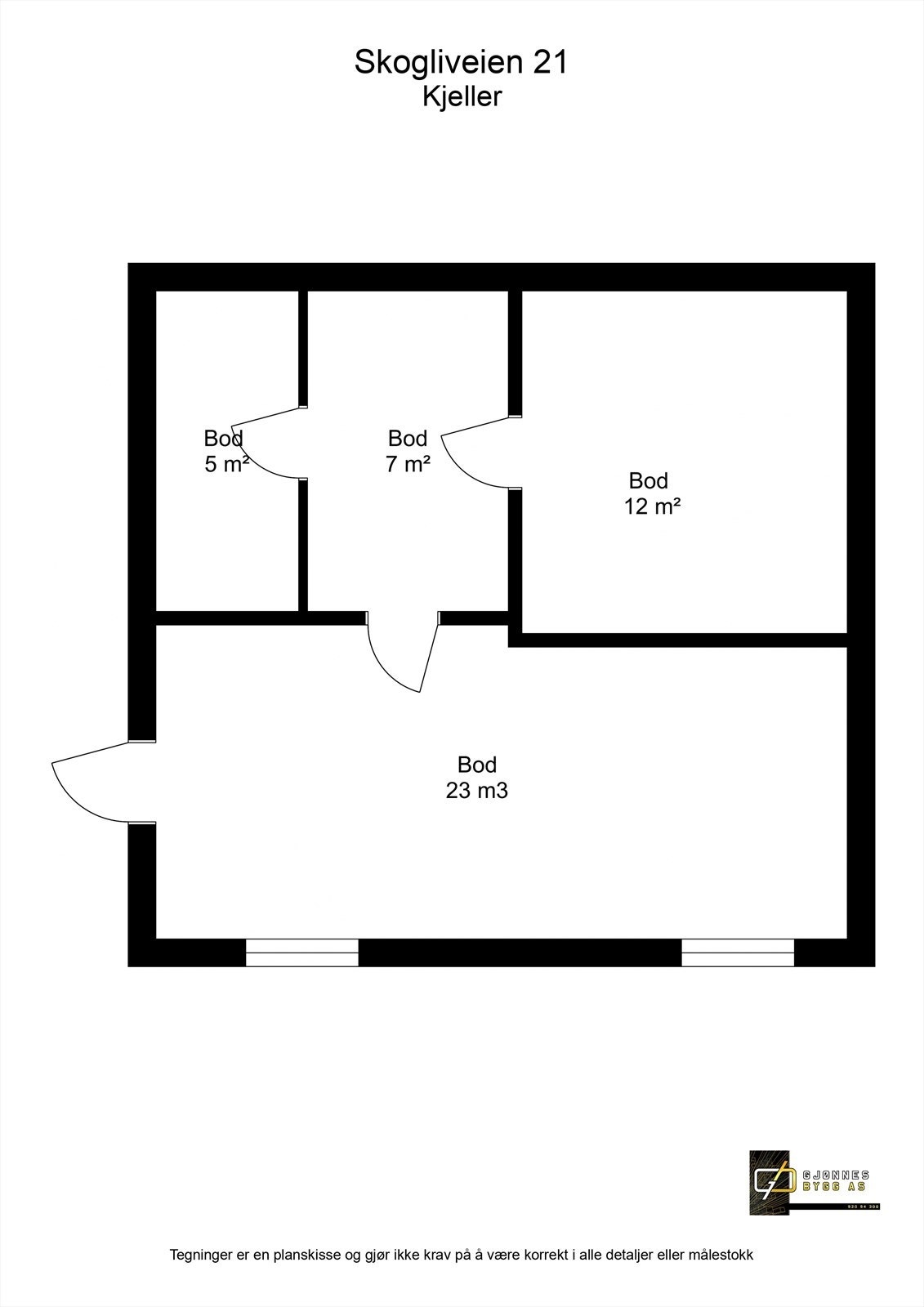 Skogliveien 21 - Kjeller - 2D Floor Plan.jpg Galleribilde