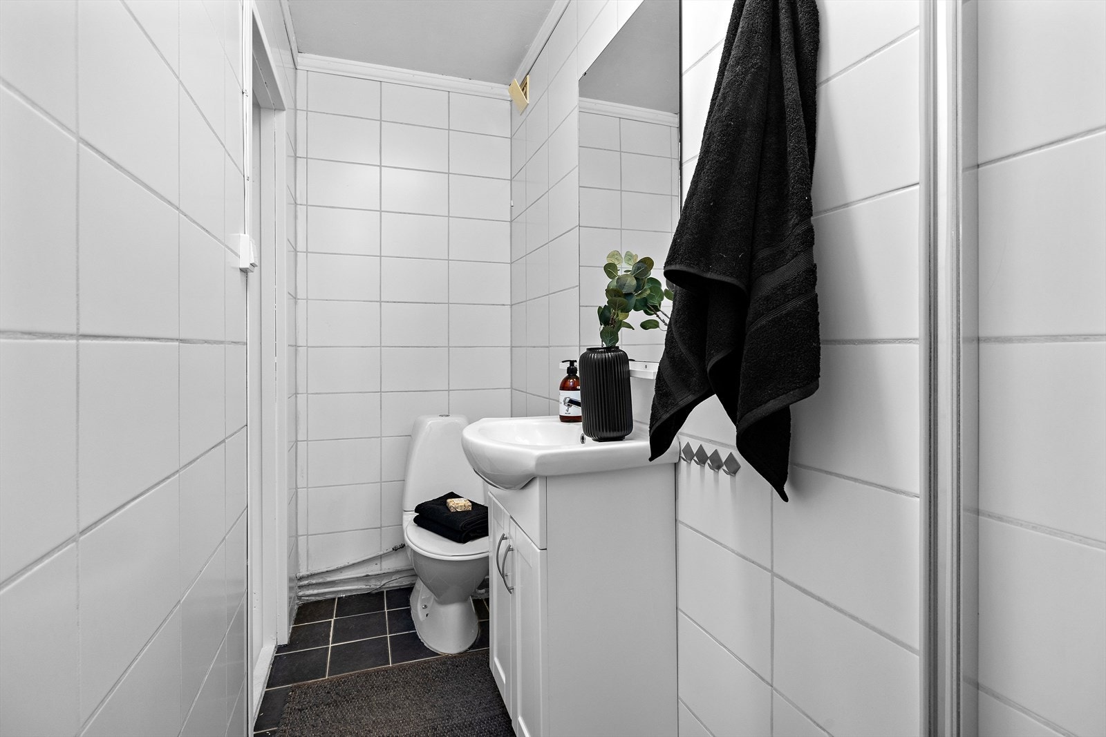 Badet har tidløse fliser. Galleribilde