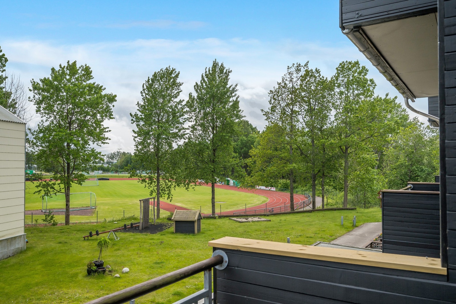 Utsikten fra balkongen i 2. etasje Galleribilde