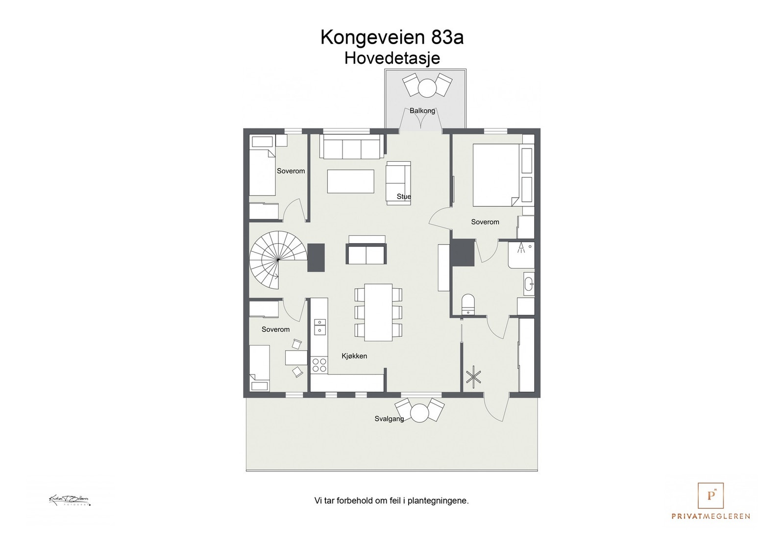 Plantegning 2. etasje Galleribilde