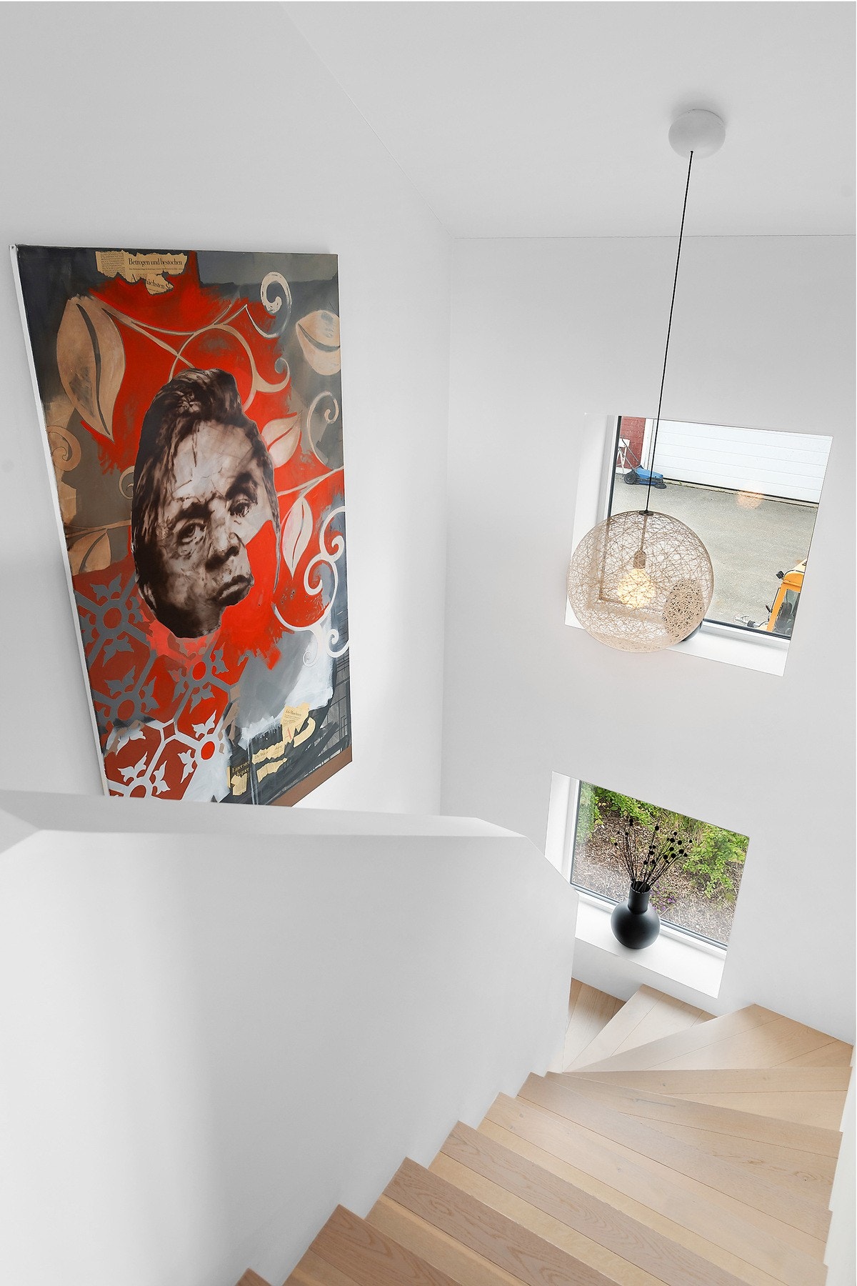 Flotte detaljer i trapperommet. Galleribilde