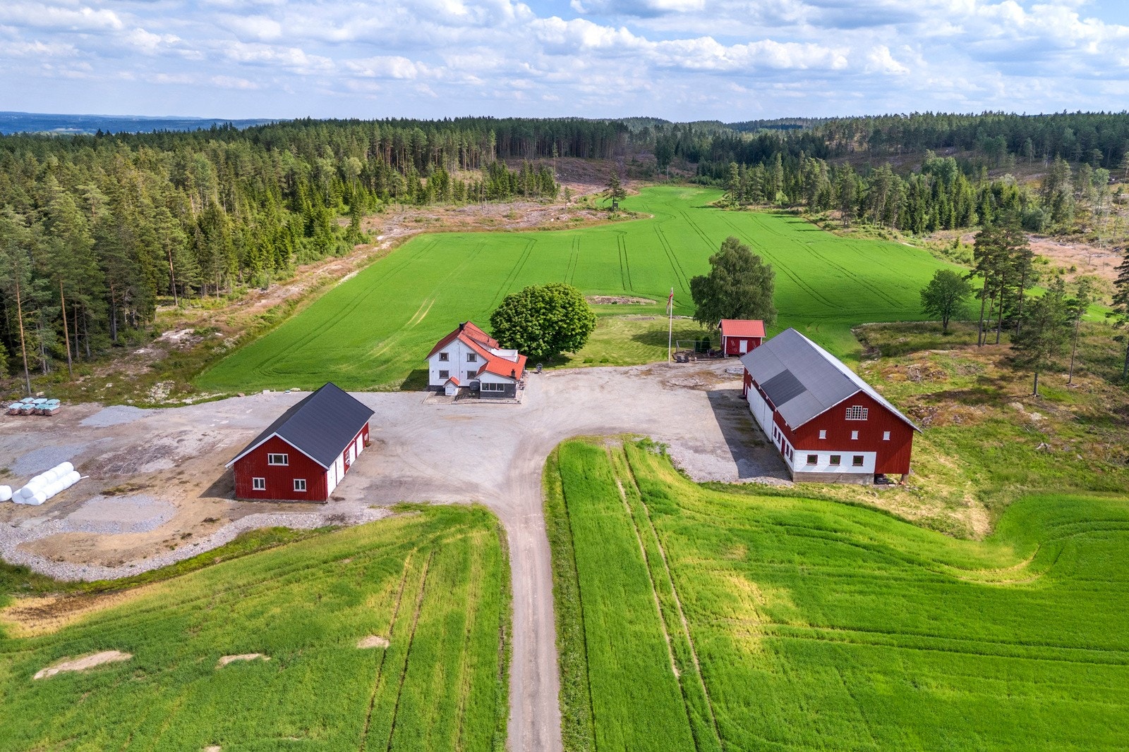 Dronefoto Galleribilde
