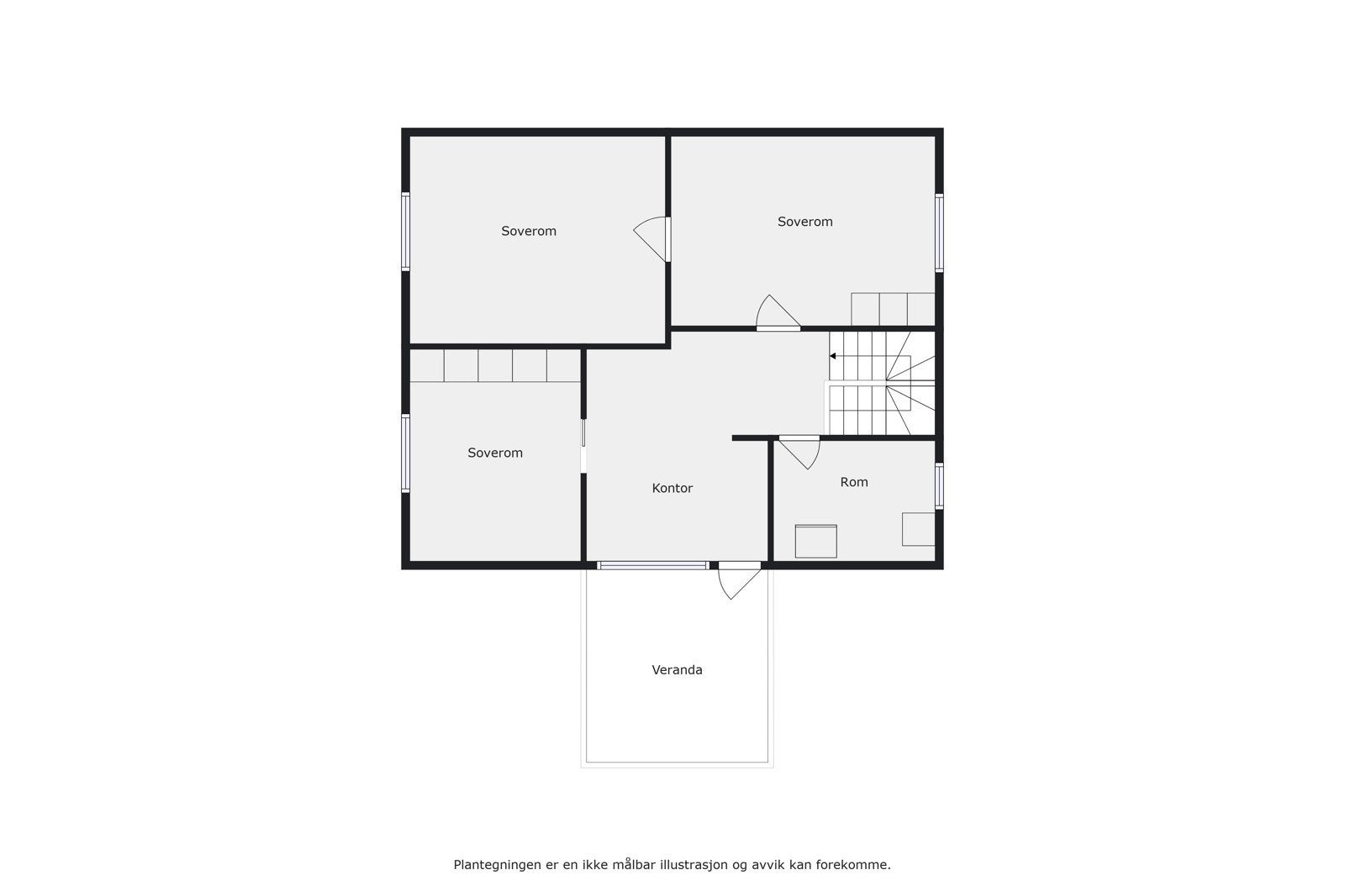 Plantegning Galleribilde