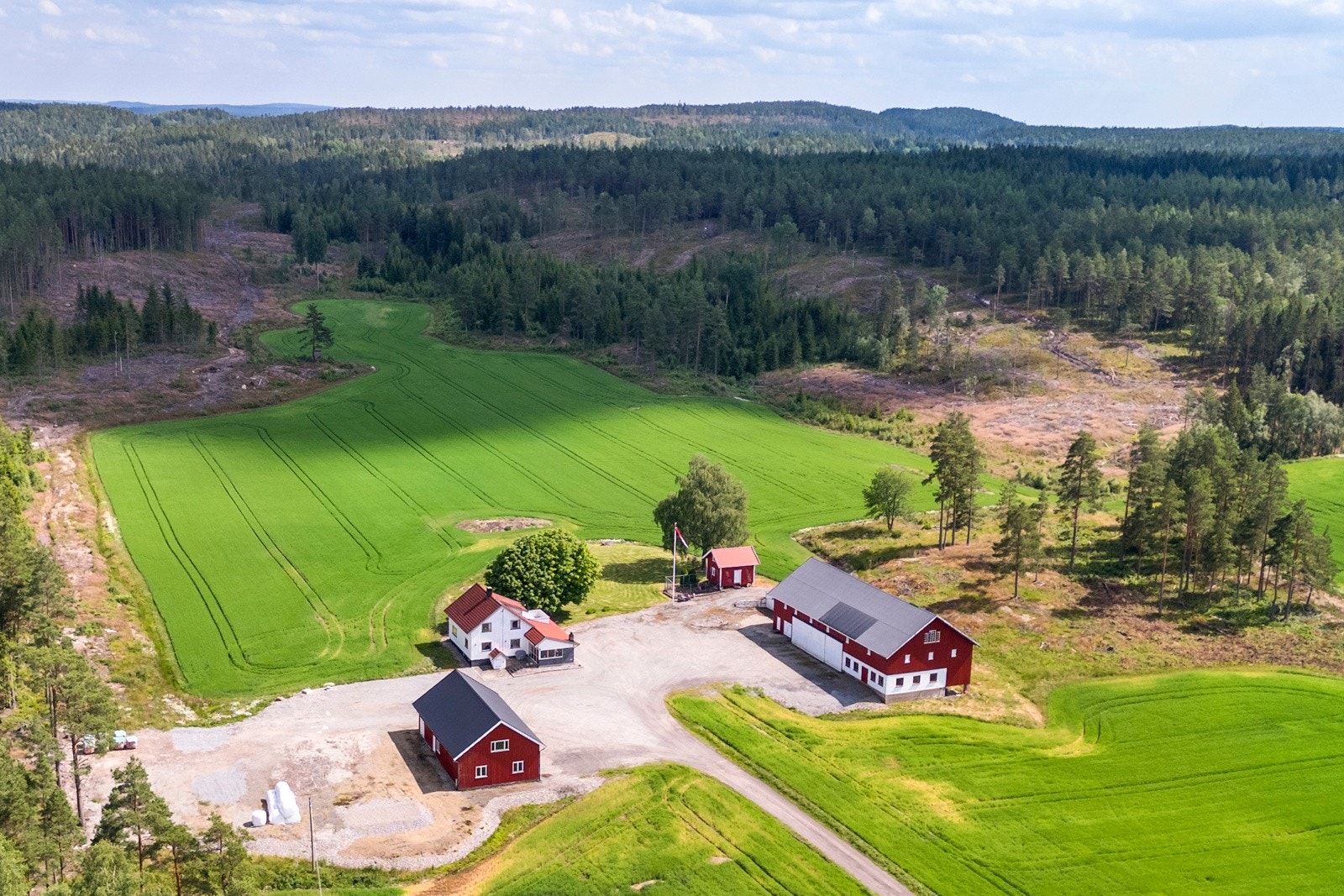 Dronefoto Galleribilde