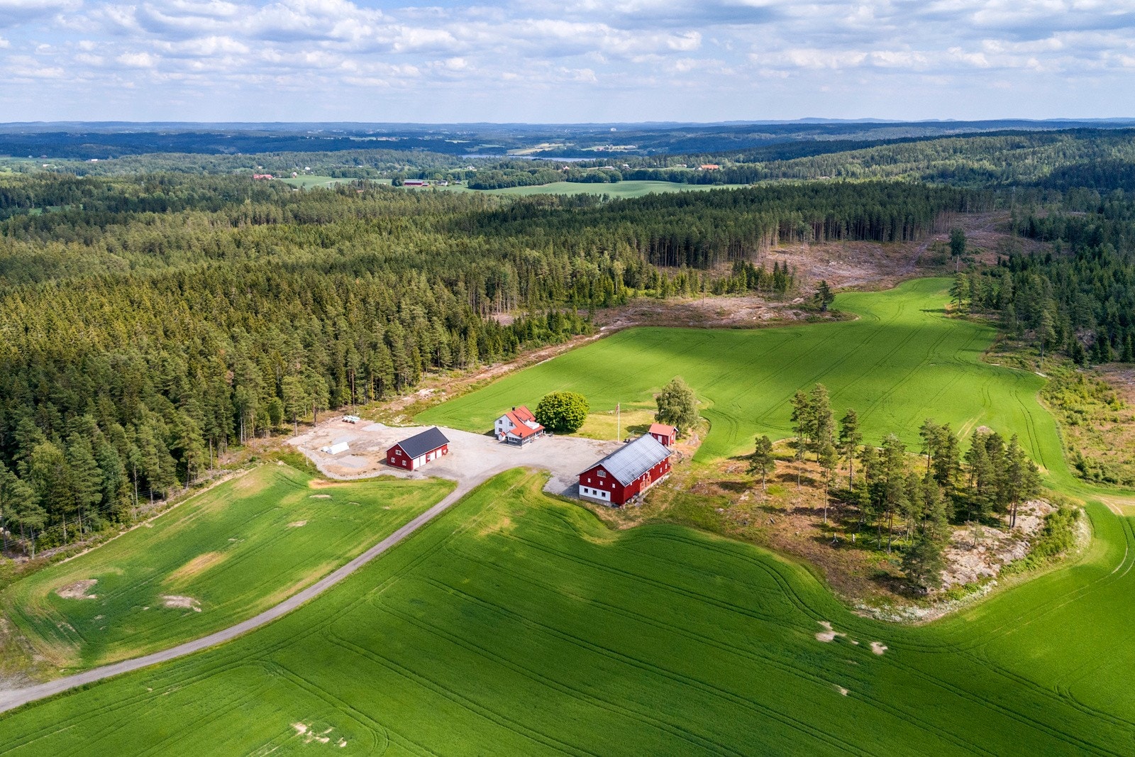 Dronefoto Galleribilde