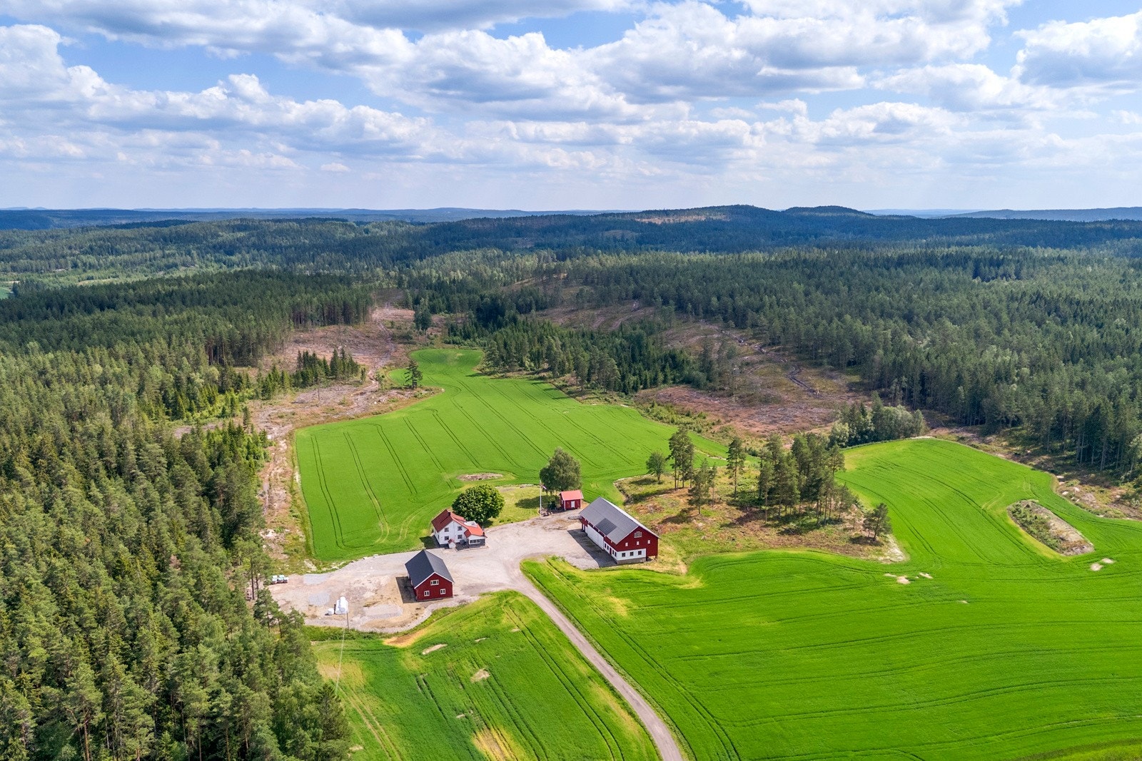 Dronefoto Galleribilde