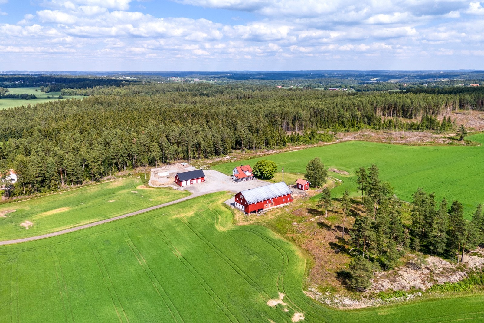 Dronefoto Galleribilde