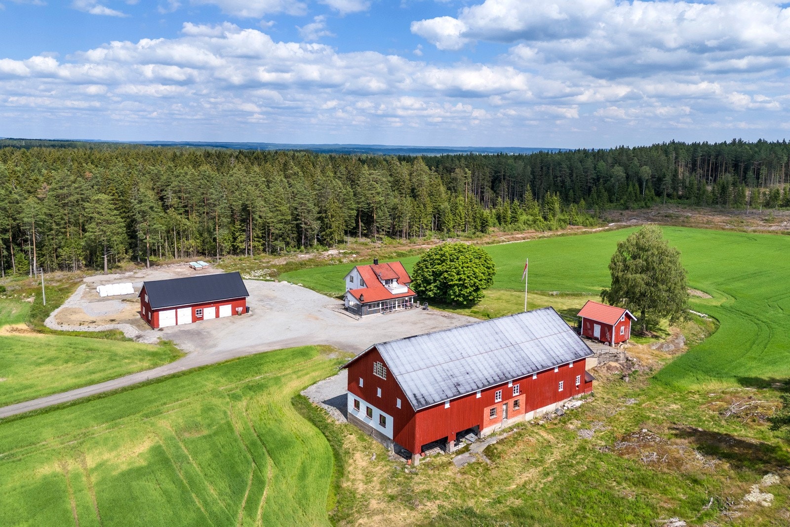 Dronefoto Galleribilde