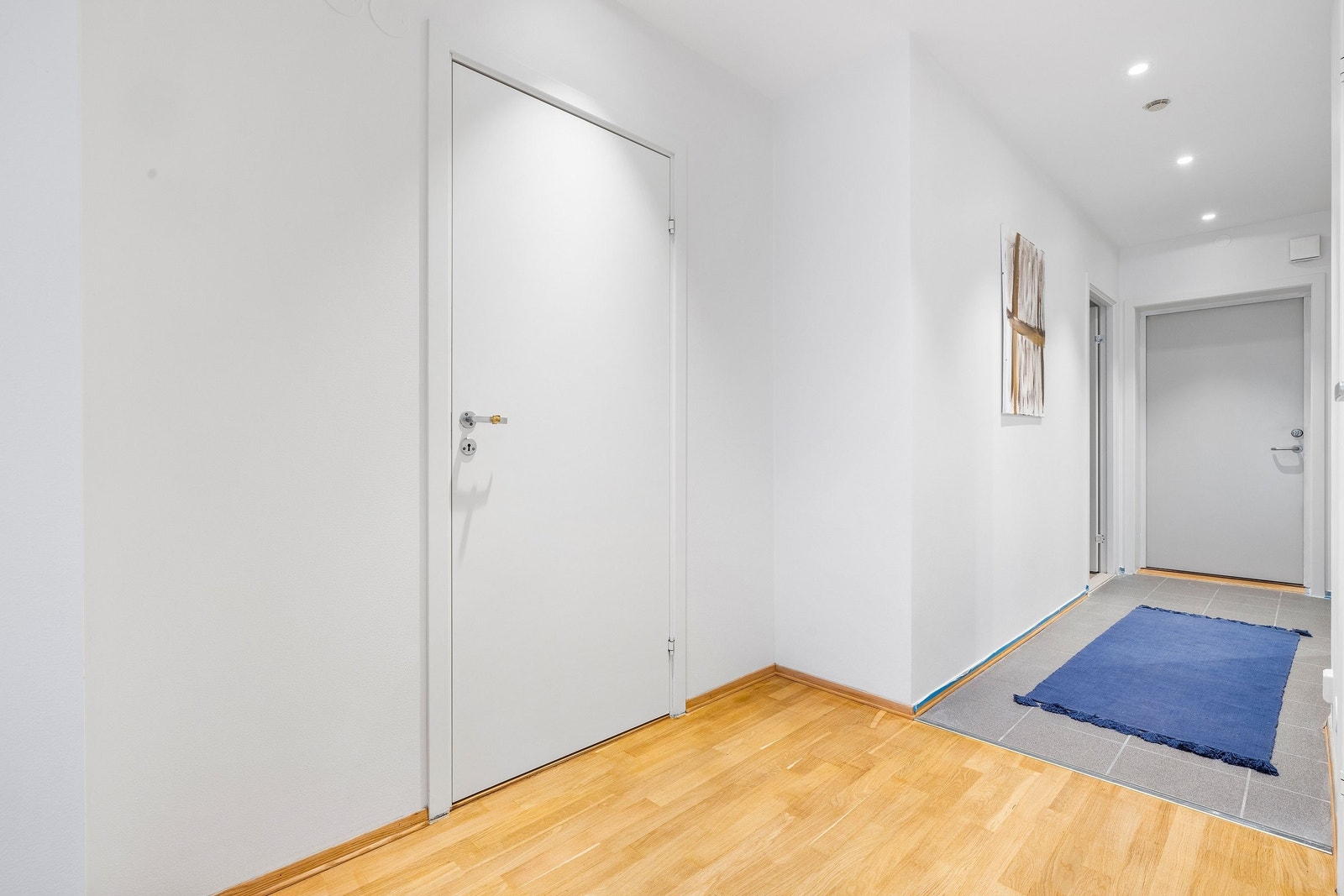 Entre med flotte downlights Galleribilde